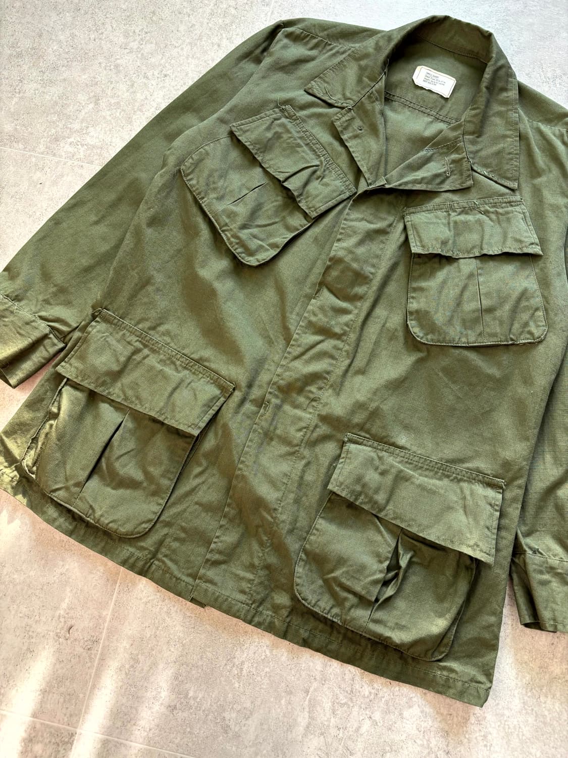 60's 미군 트로피컬 정글 퍼티그 자켓 S-S 상품이미지3