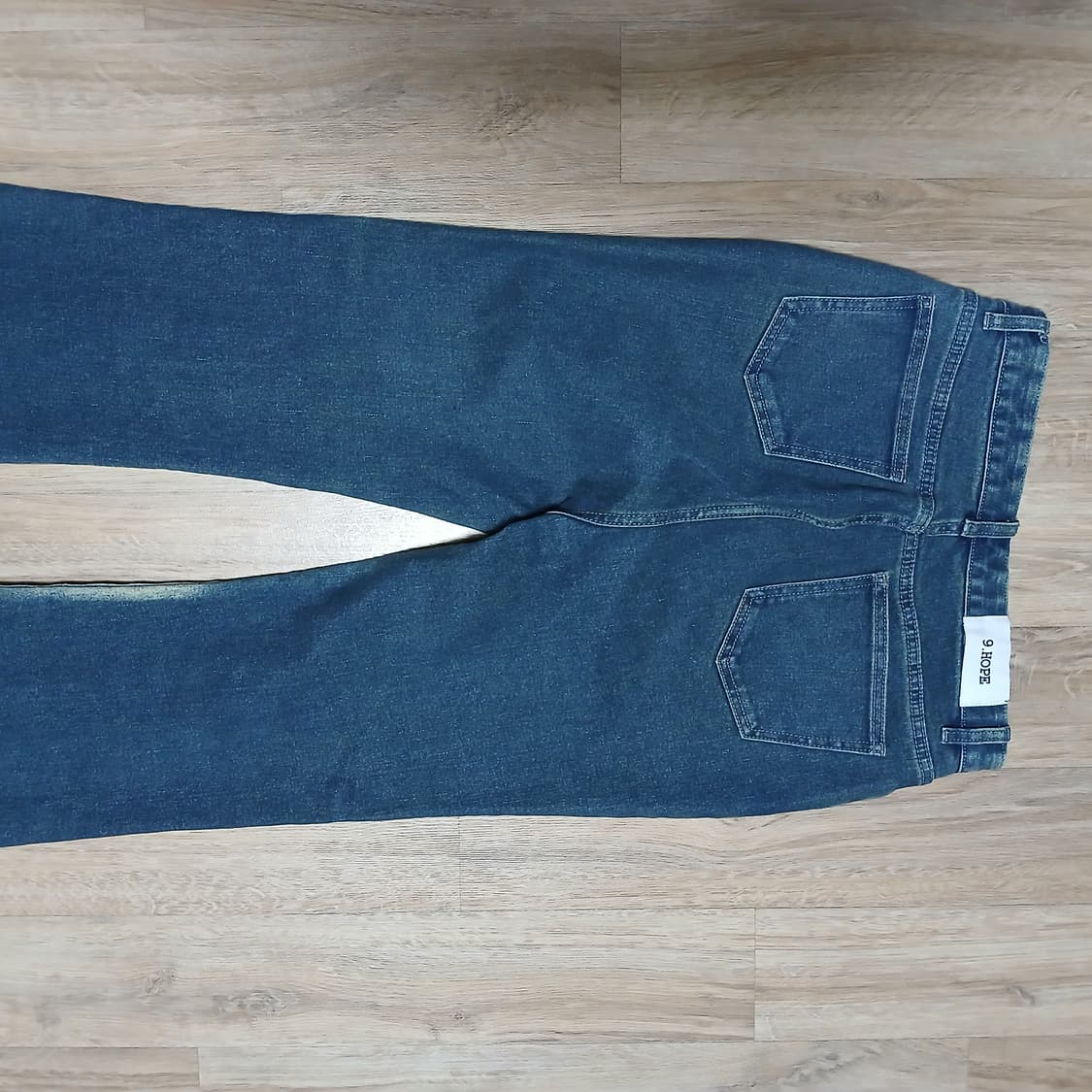 김아홉 특이한 부츠컷 데님 청바지 아일렛 27인치이하 상품이미지7