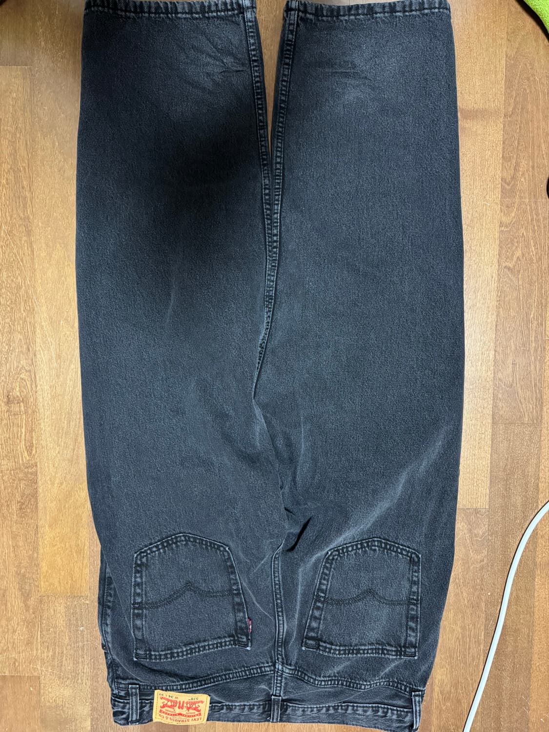 Levi's 578 블랙 데님 W34 L32 상품이미지2