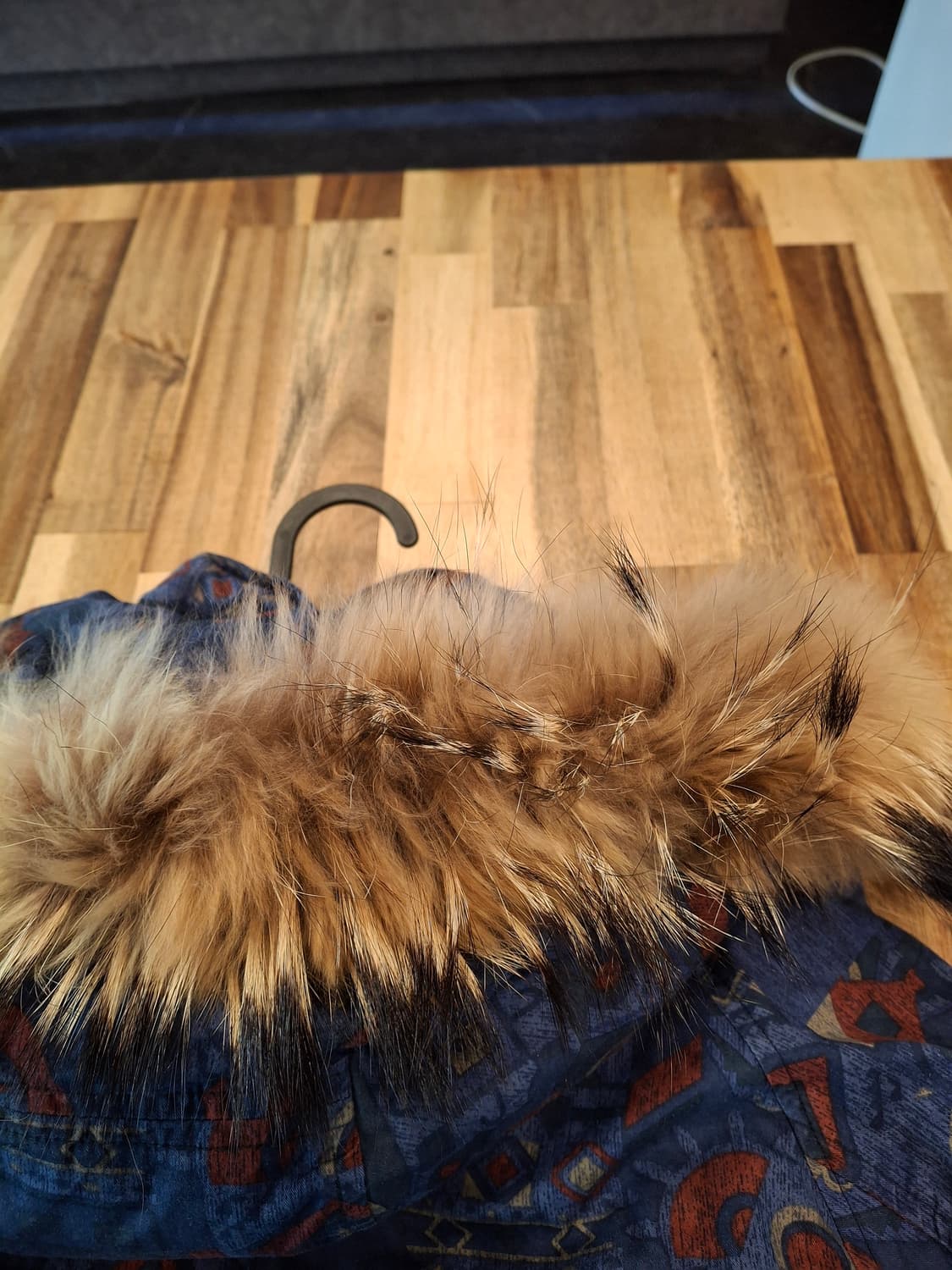 (마지막특가) 써스데이아일랜드 패턴 후드퍼 패딩 코트s 상품이미지9