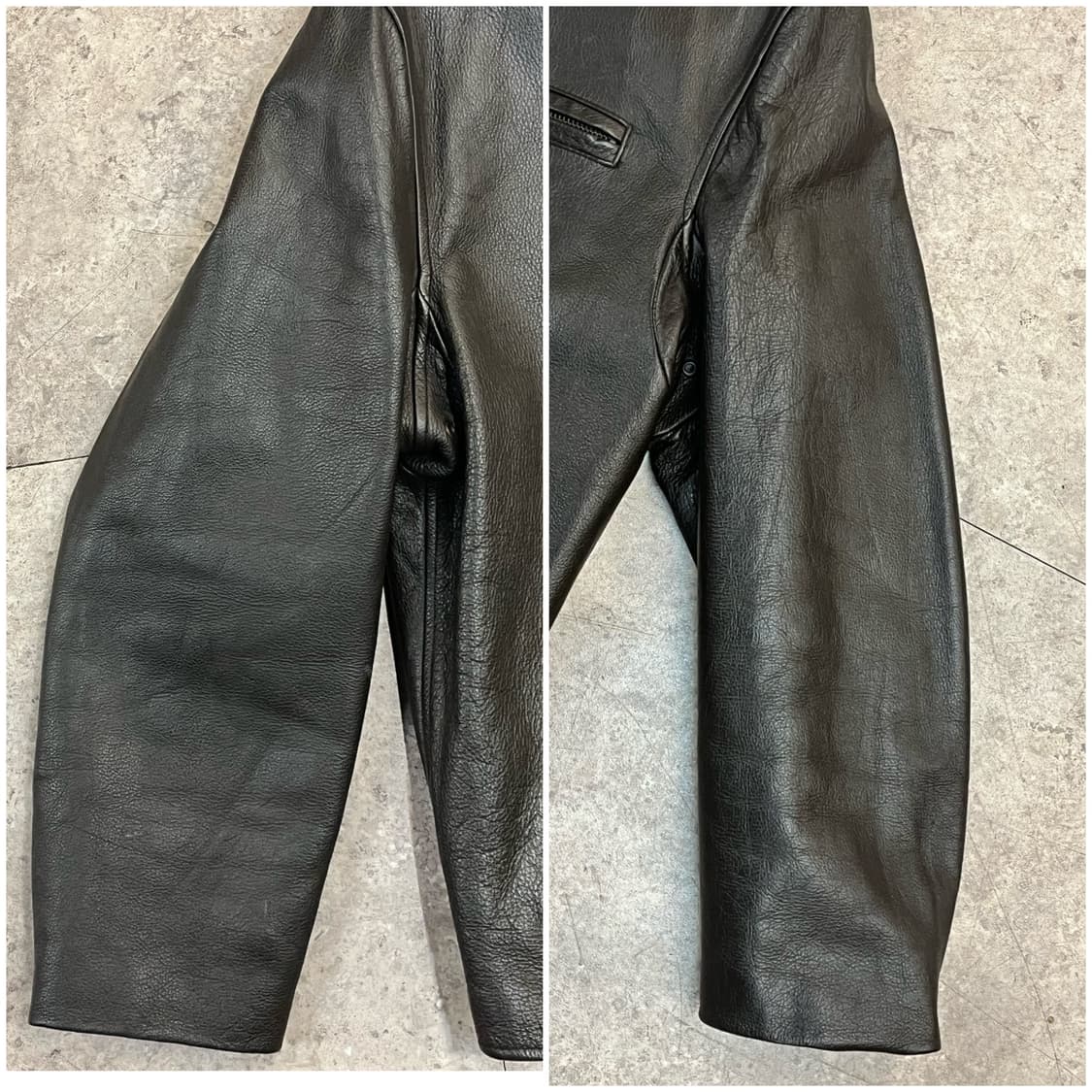 소가죽 레더 자켓 브라운 100 #csz2319 상품이미지5