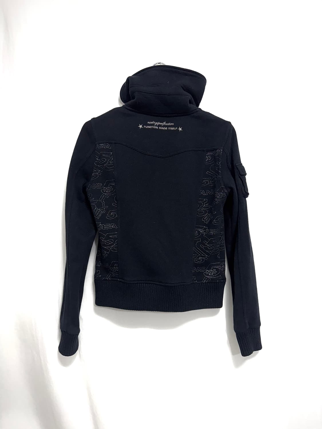 High neck patch zip up 상품이미지4