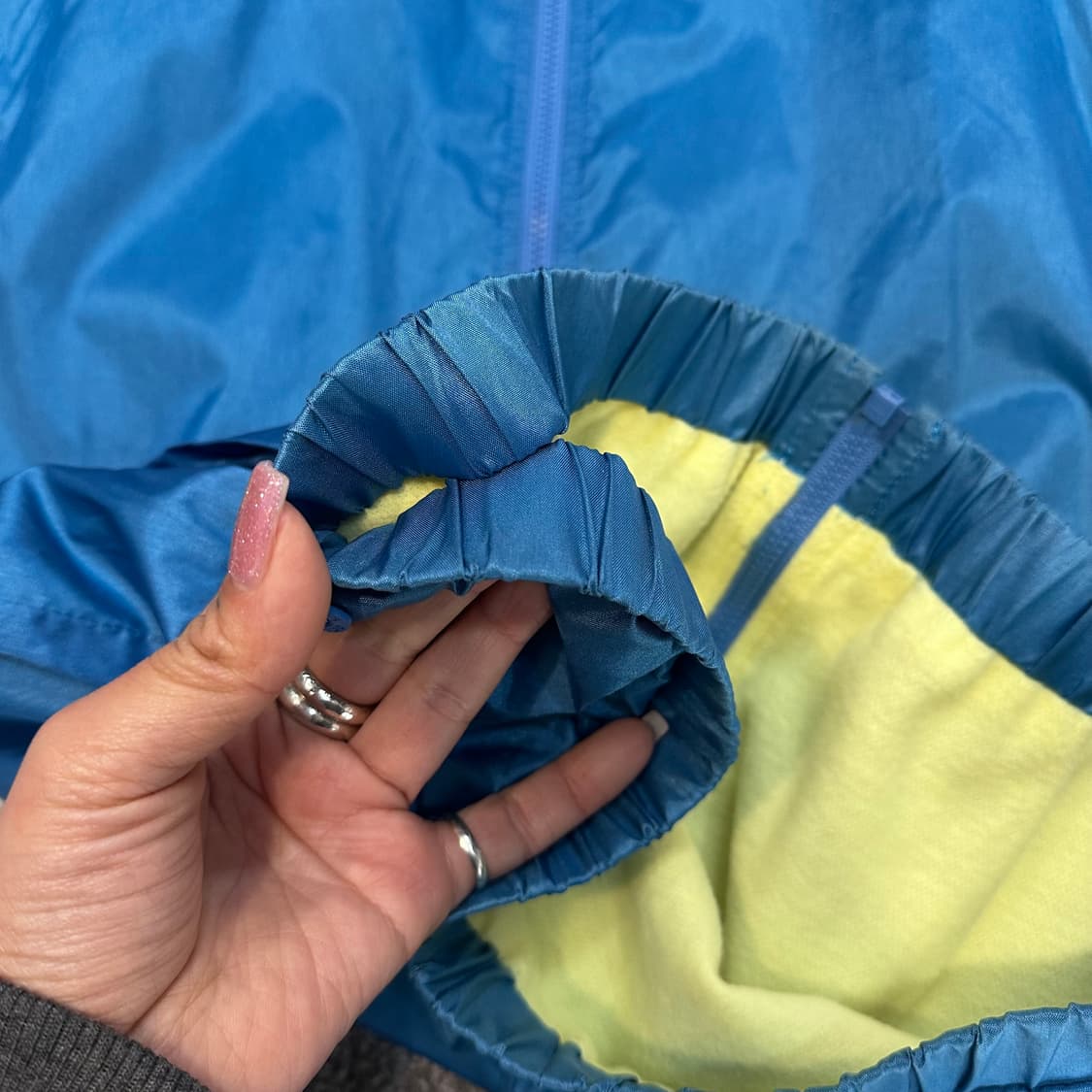 아디다스 올드스쿨 백로고 빈티지 블루 조끼M 상품이미지7