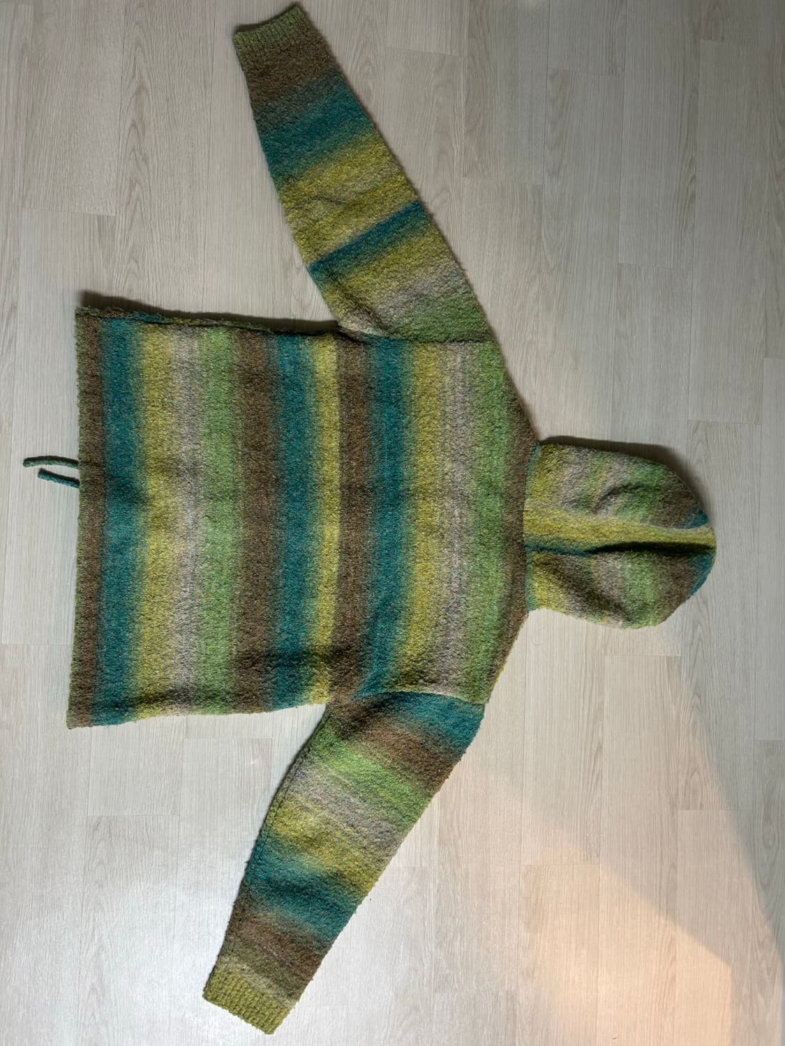 999humanity Big-Bang Knit Hooded Zip up 상품이미지5