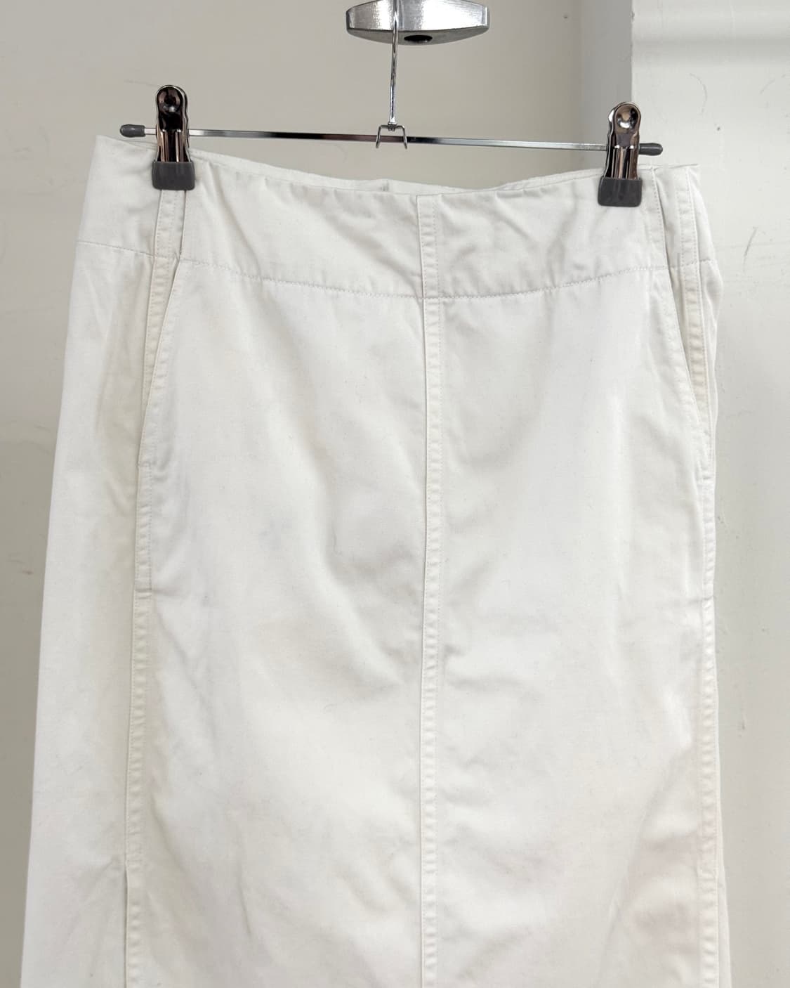 르메르 화이트 코튼 미디 스커트 상품이미지5