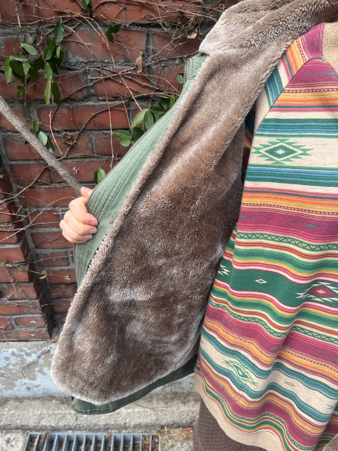 빈티지 카키 데일리 야상 아우터 상품이미지6