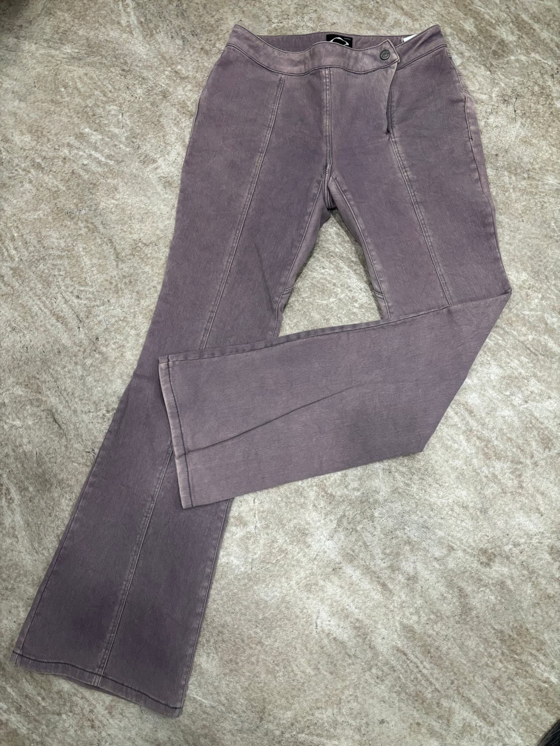 미스치프 워시드 부츠컷 팬츠 퍼플 S 상품이미지3