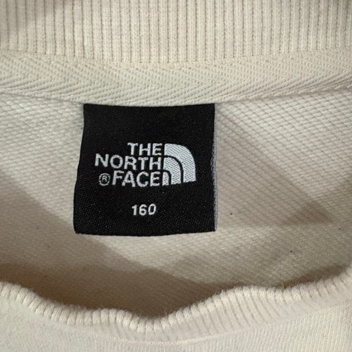 노스페이스 맨투맨 티셔츠 아이보리 160 상품이미지4