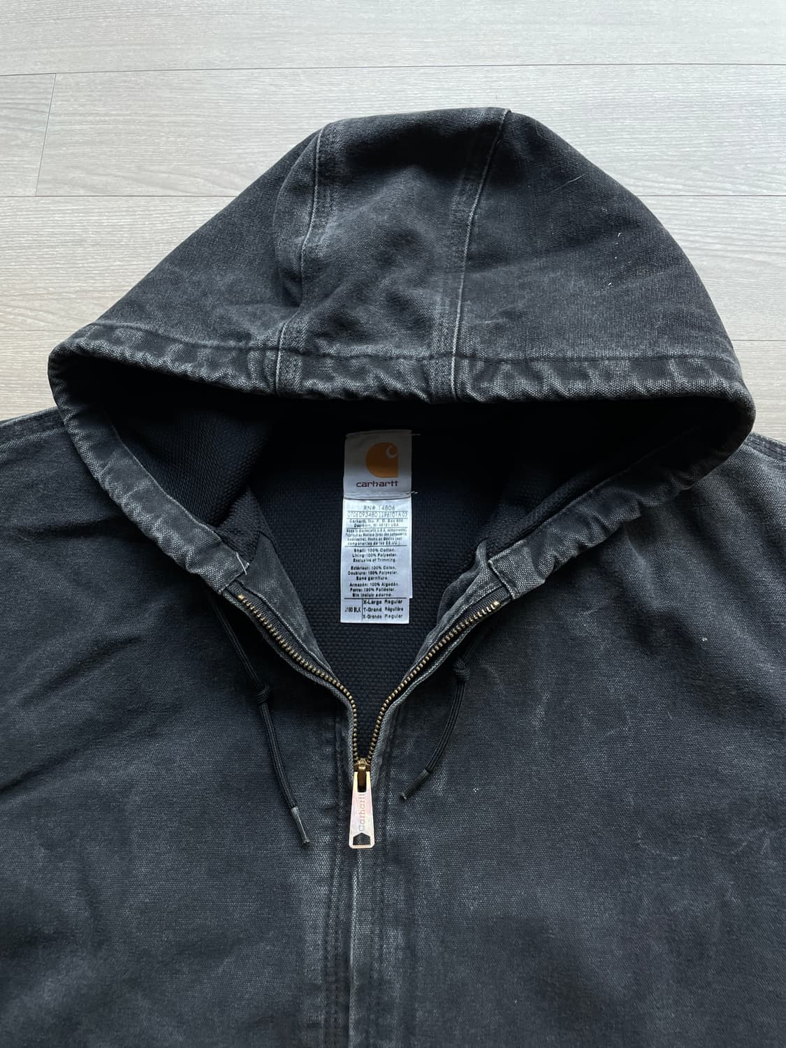 칼하트 j160 blk 블랙 액티브 샌드스톤 상품이미지4