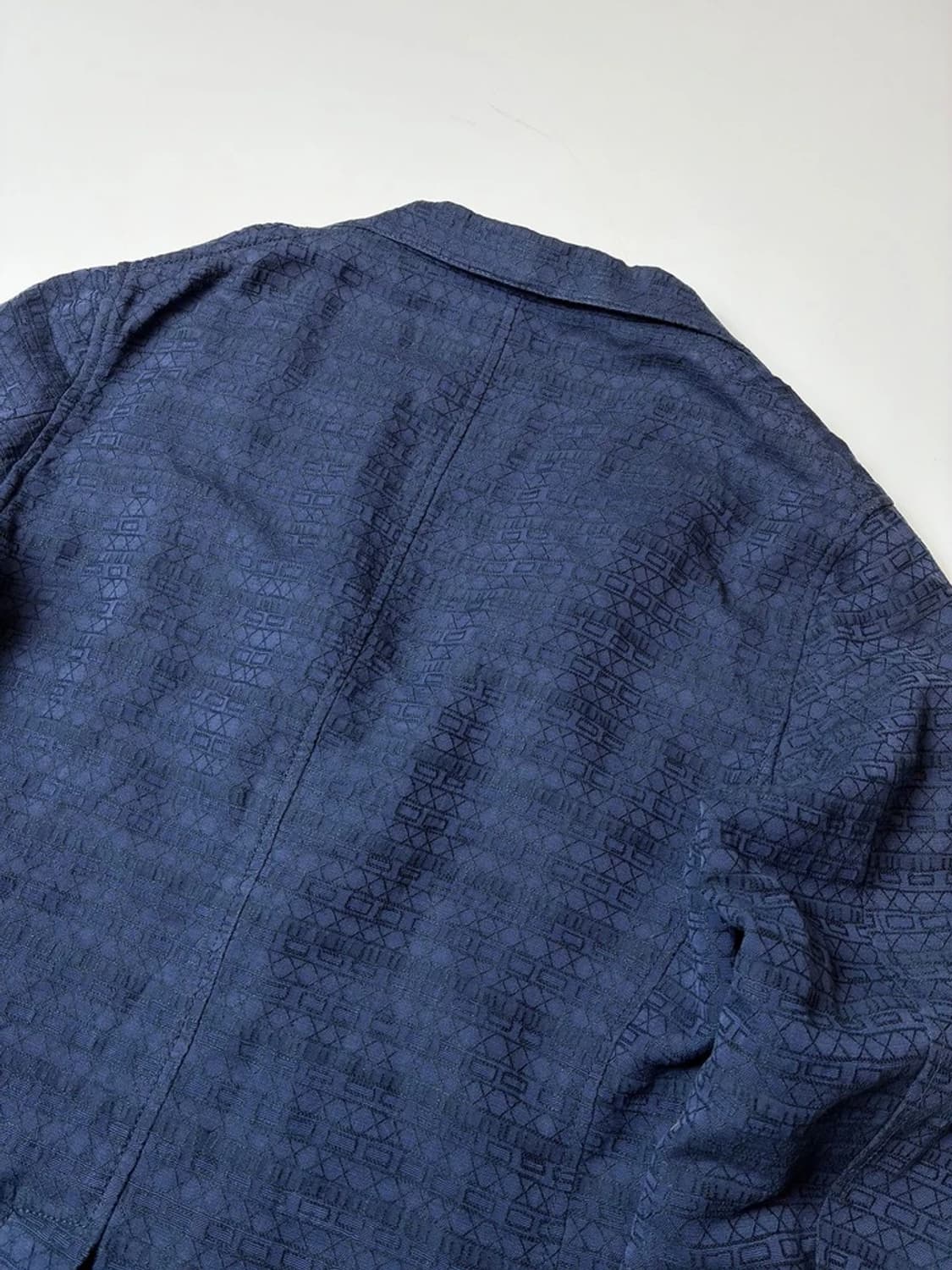 The GIGI 더 지지 린넨 코튼 체크 싱글 2B 블레이저 PN8271 상품이미지5