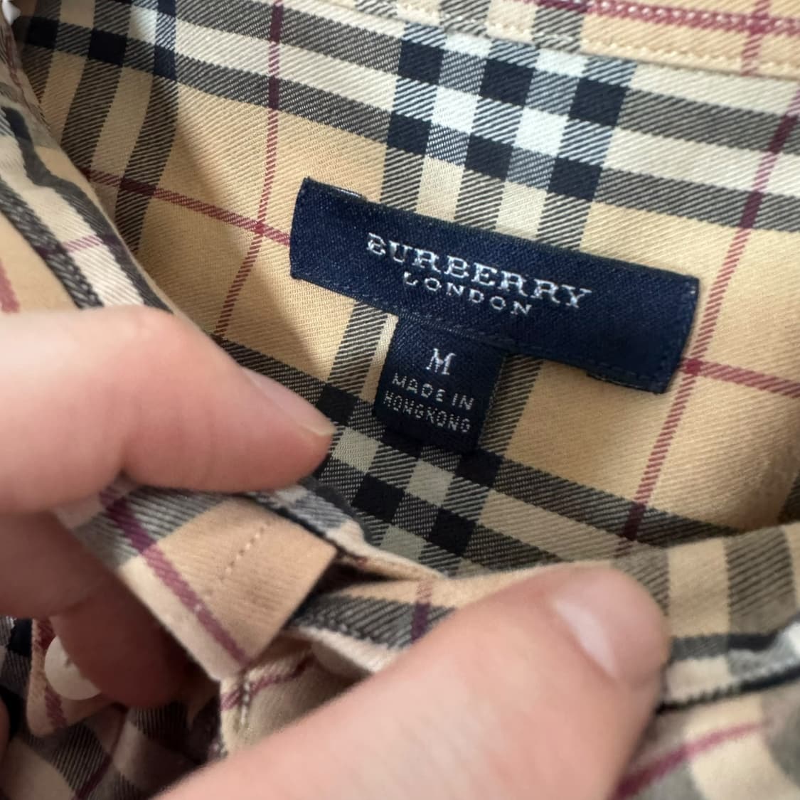 정품 버버리 노바체크 셔츠 상품이미지4