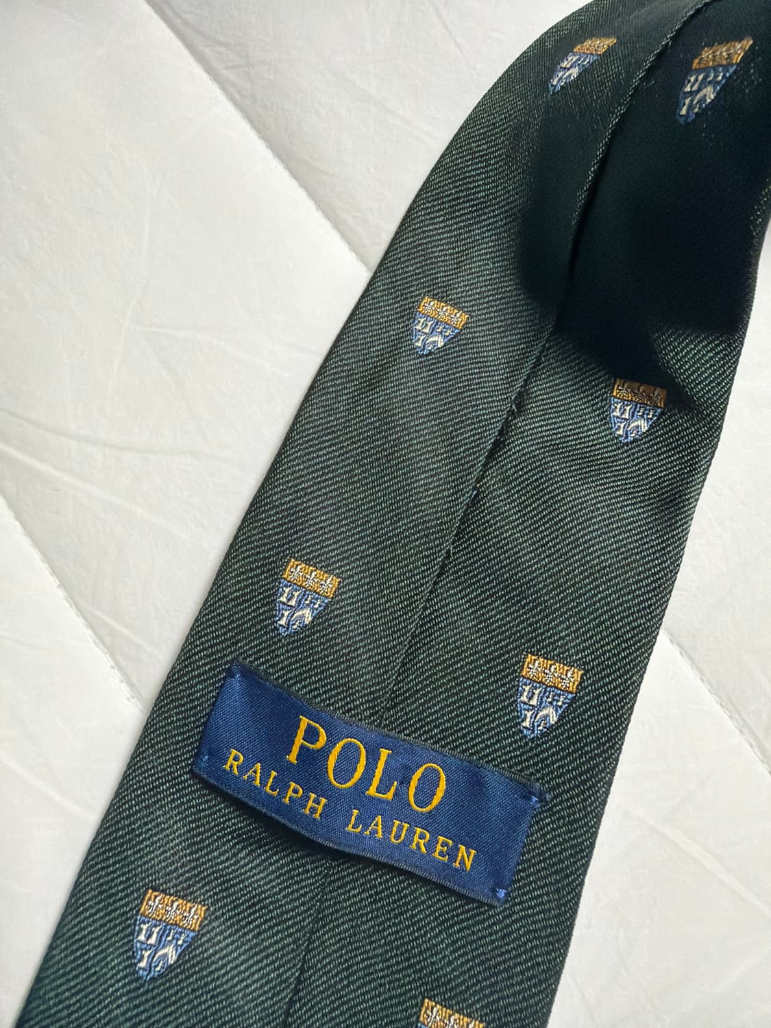 폴로랄프로렌 그린 방패 넥타이 상품이미지3
