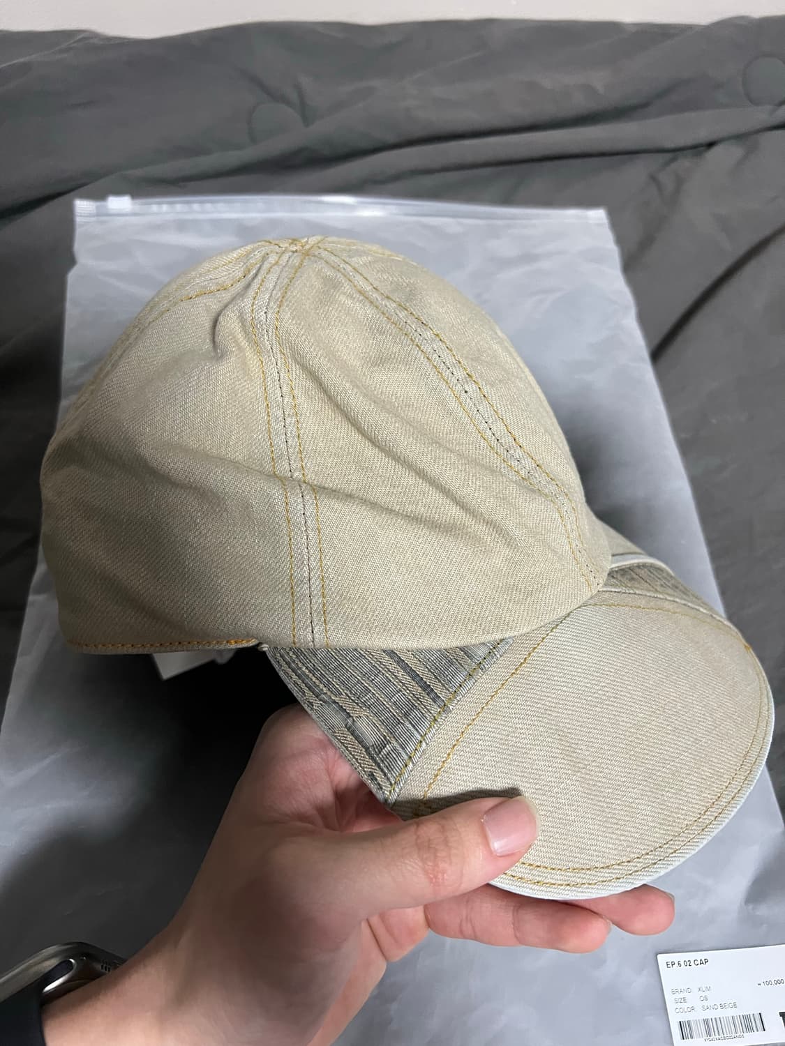 (새상품) 엑슬림 ep6 02 모자 볼캡 상품이미지2