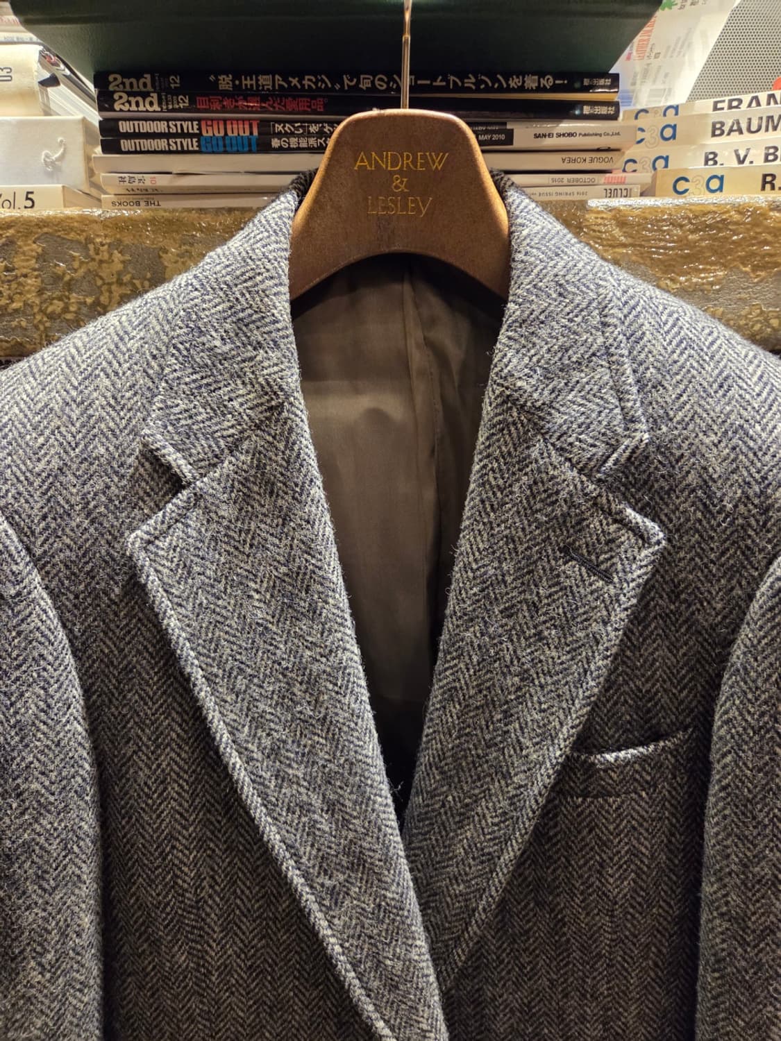 80's 유니온 메이드 해리스트위드자켓 상품이미지3