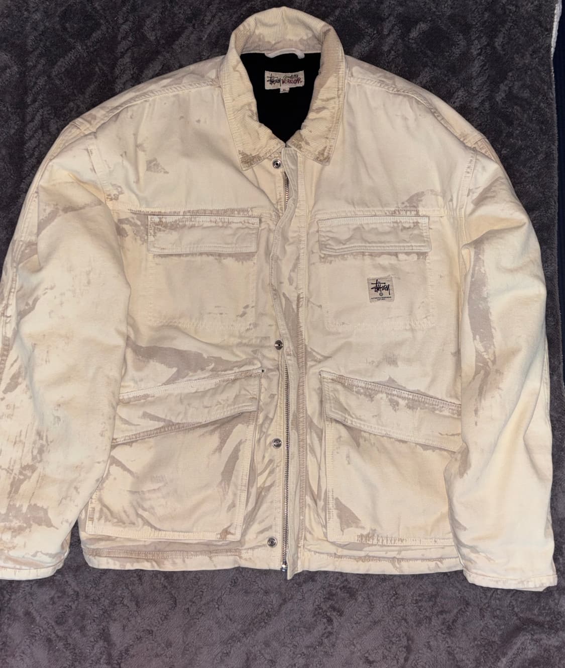 스투시 캔버스 샵자켓 상품이미지1