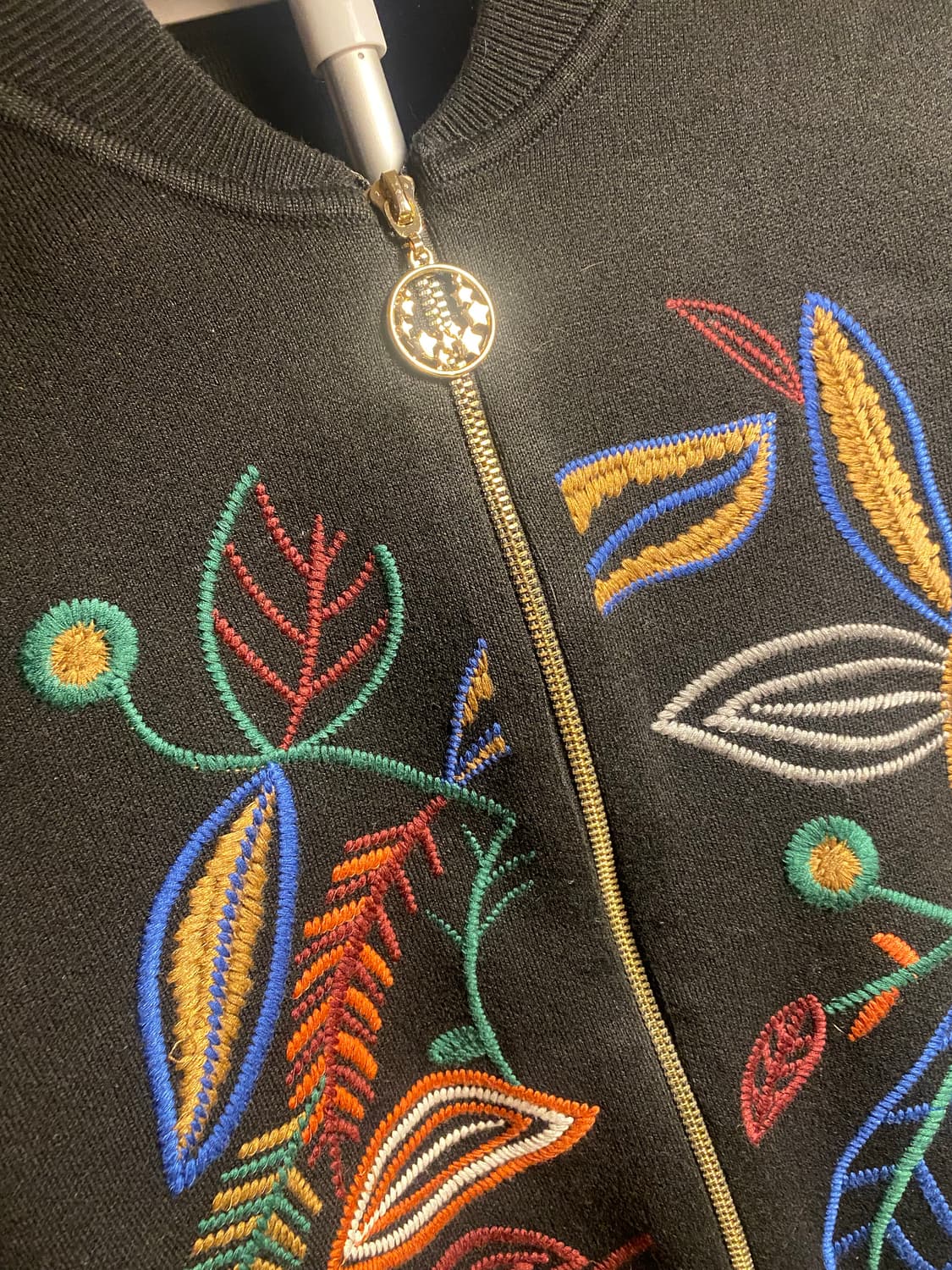 자수 빈티지 가디건m 상품이미지4