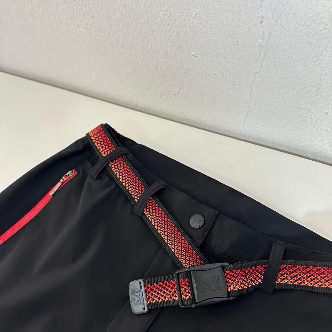 우먼M 밀레 블랙 나일론 등산팬츠 상품이미지4