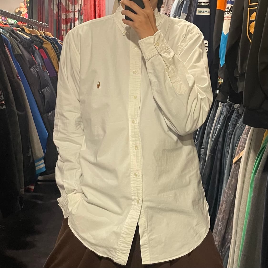 [IM] Polo 폴로랄프로렌 화이트 긴팔셔츠 상품이미지1