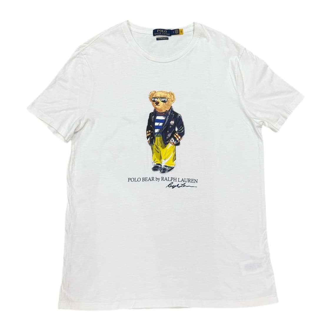 폴로 랄프로렌 베어 곰돌이 반팔티 화이트 L 상품이미지1