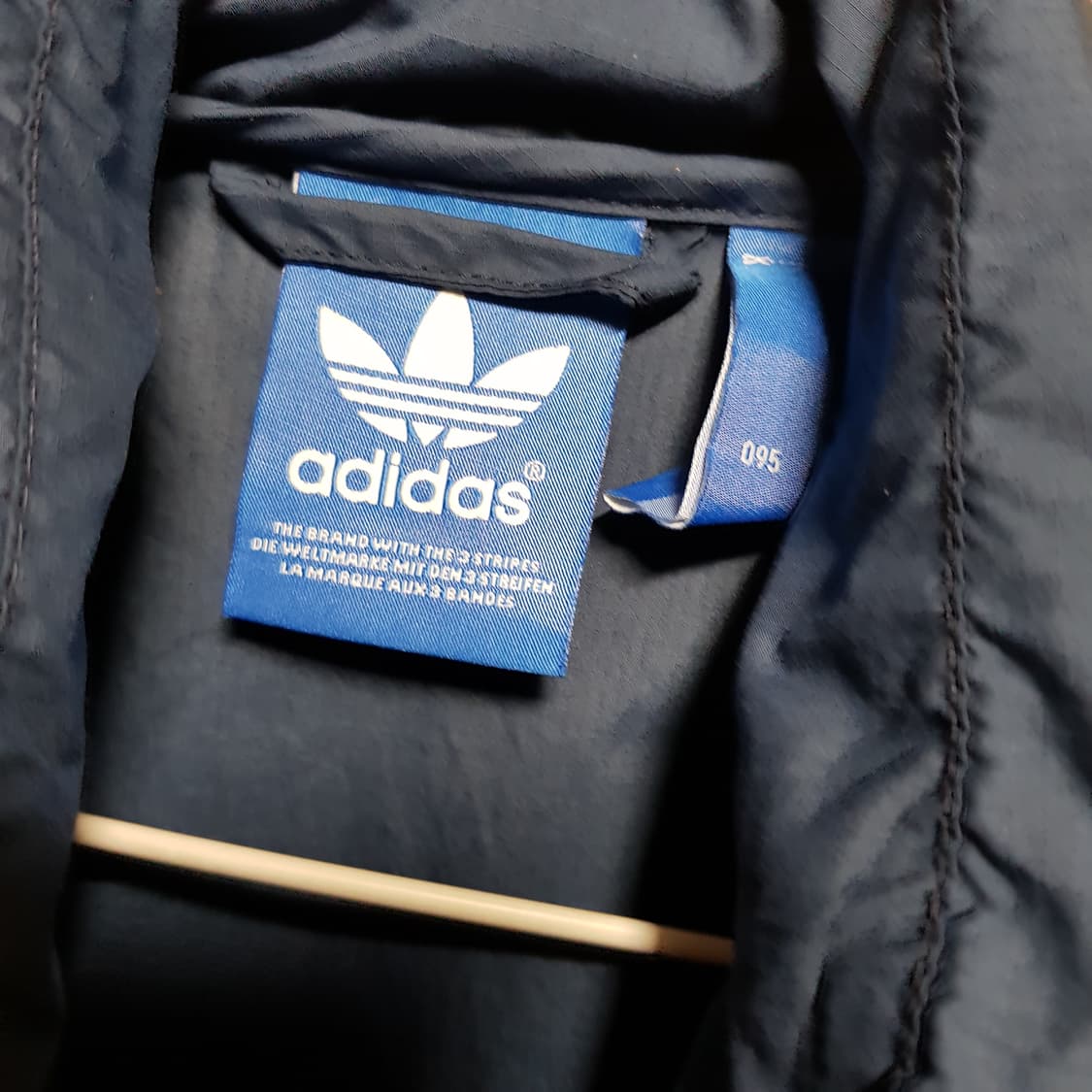 95-100/ 아디다스 /경량 바람막이 네이비/95100-407 상품이미지4