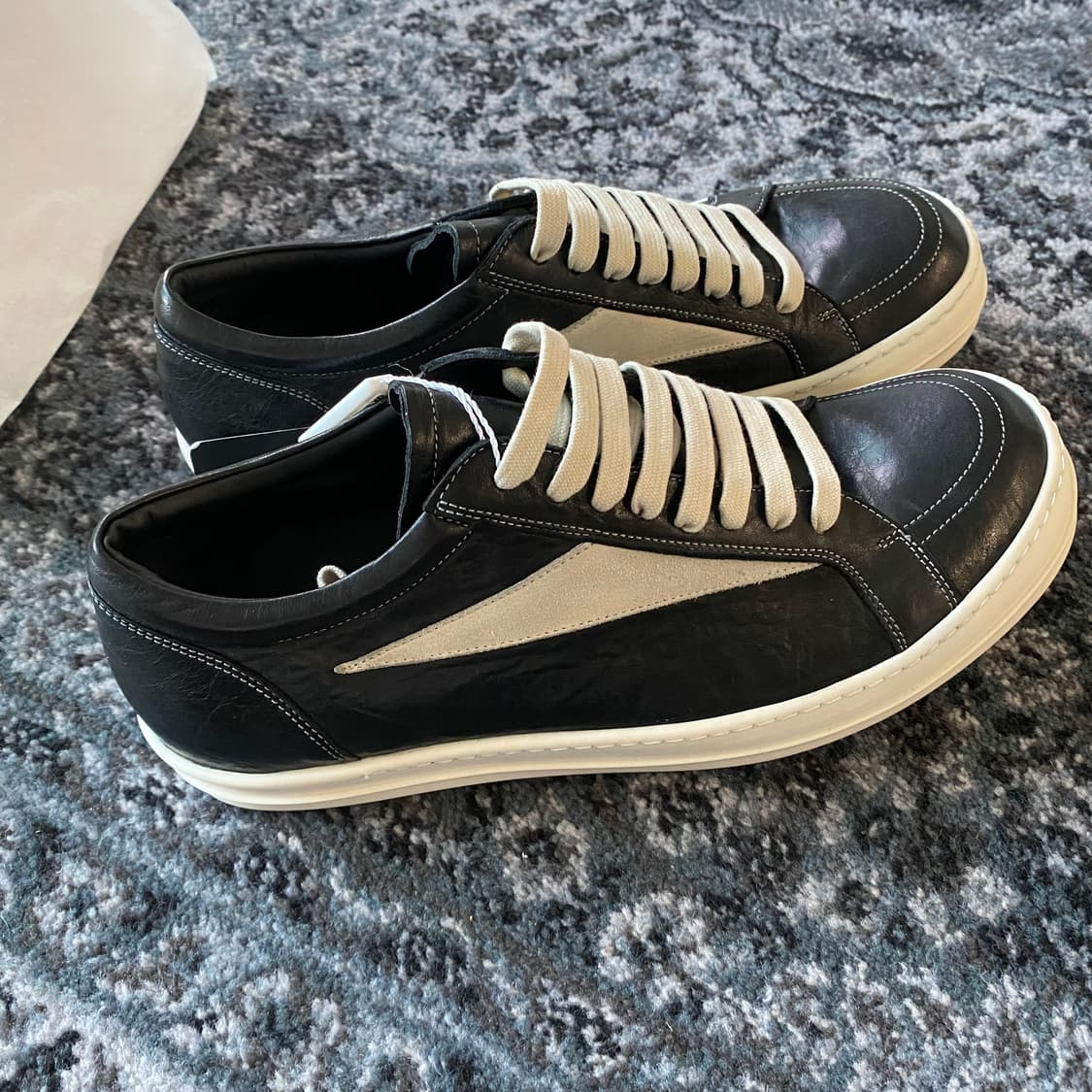 26ss 릭오웬스 템플 빈티지 스니커즈 블랙 44사이즈(LBELVS버젼) 상품이미지8