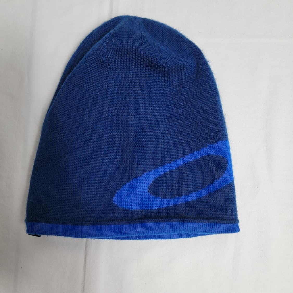 오클리 빅로고 니트 비니 블루 상품이미지1