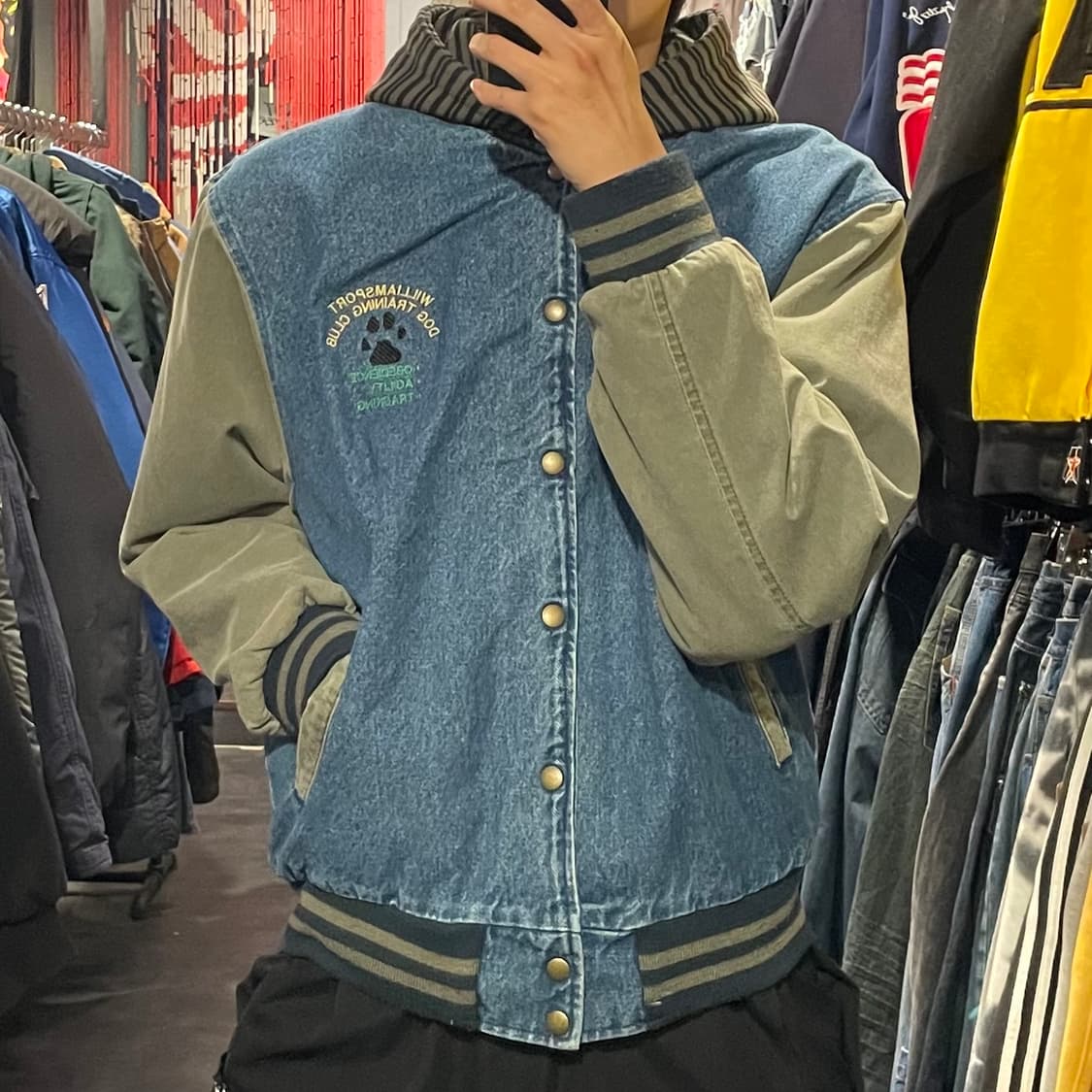 [IM] VTG 빈티지 데님 바시티 자켓 상품이미지2