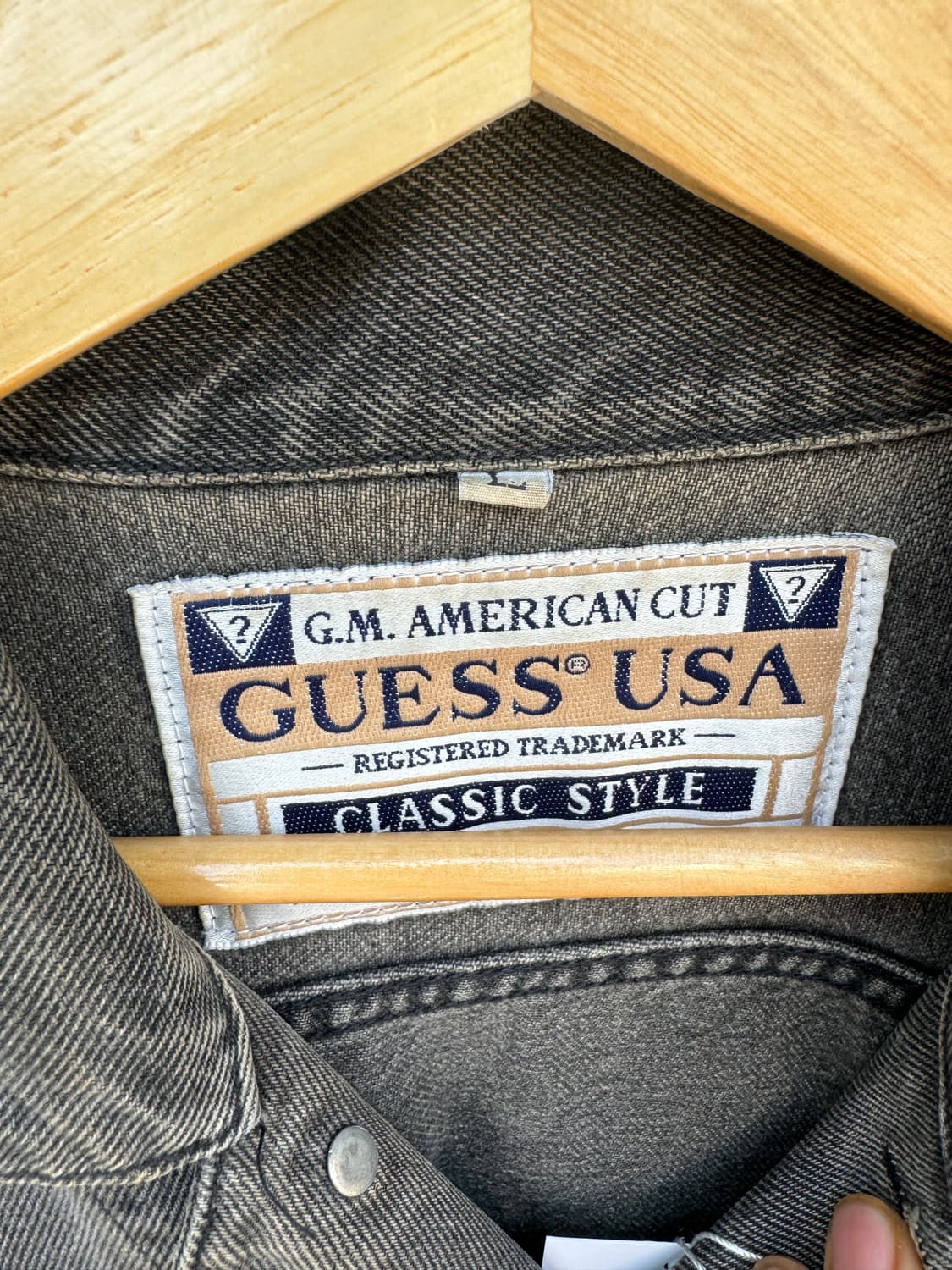 90s 게스 old usa guess 데님 트러커 자켓 빅사이즈 상품이미지6
