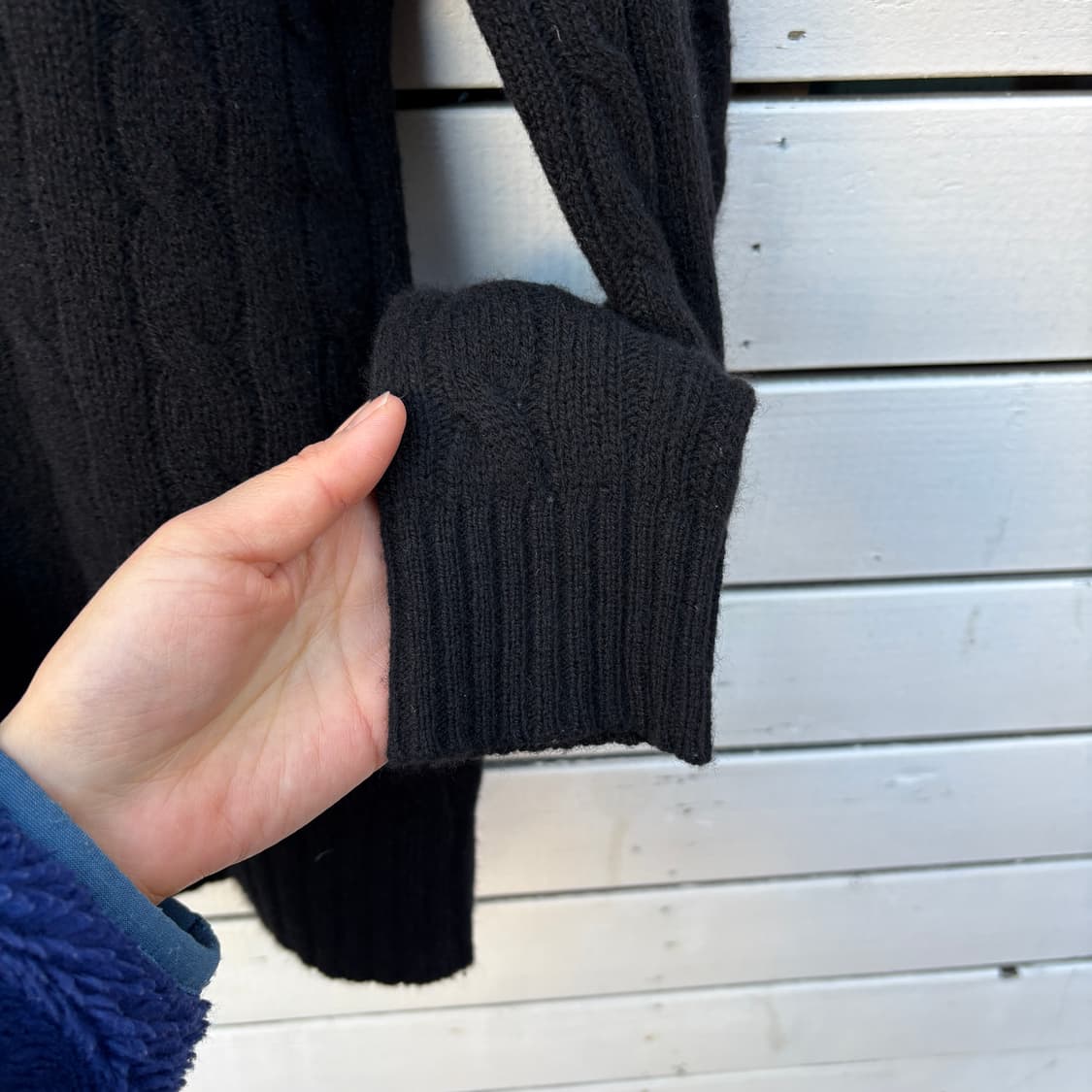 Polo 폴로 울 캐시미어 케이블 꽈배기 니트 상품이미지7