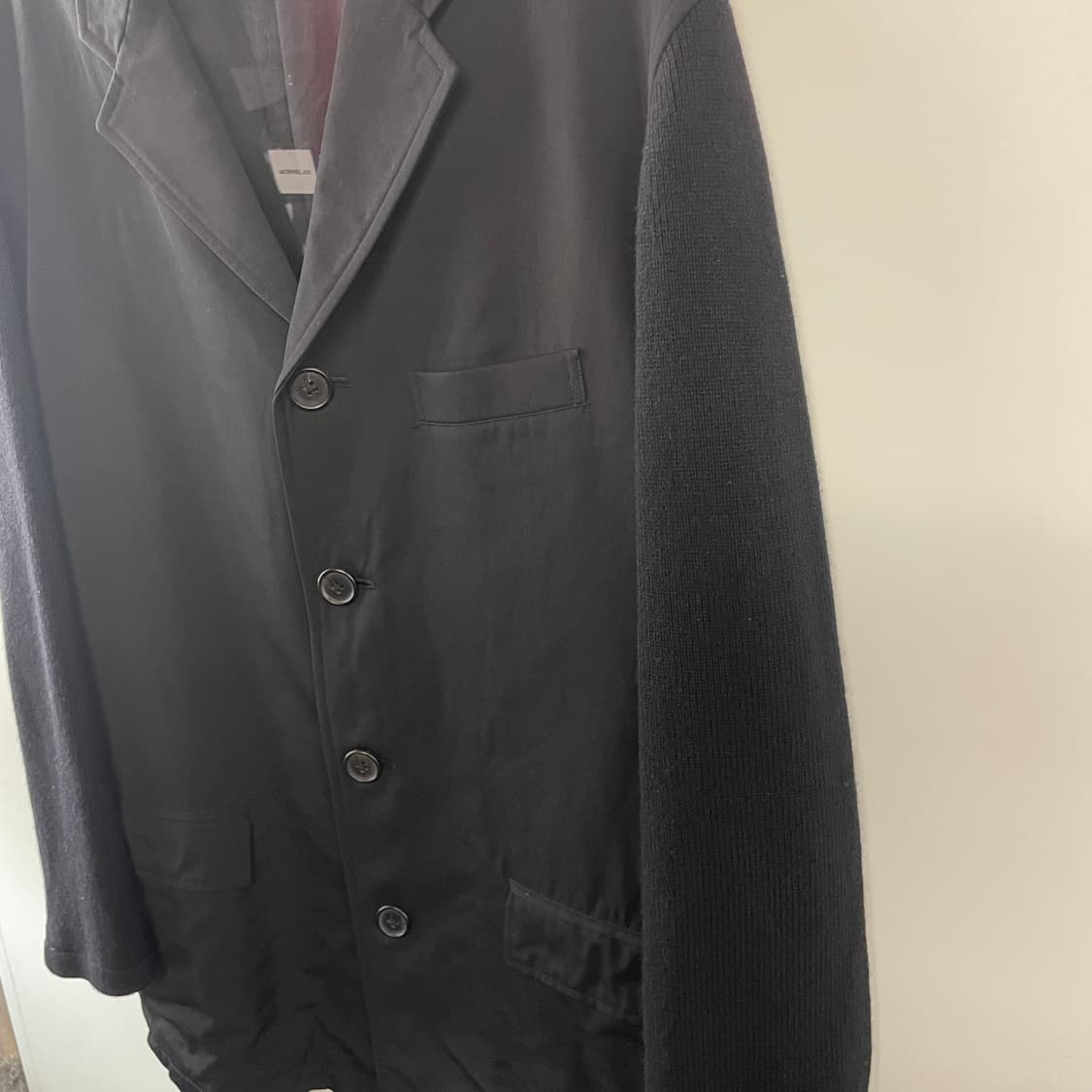 요지야마모토 니트 슬리브 블레이저 자켓 상품이미지5