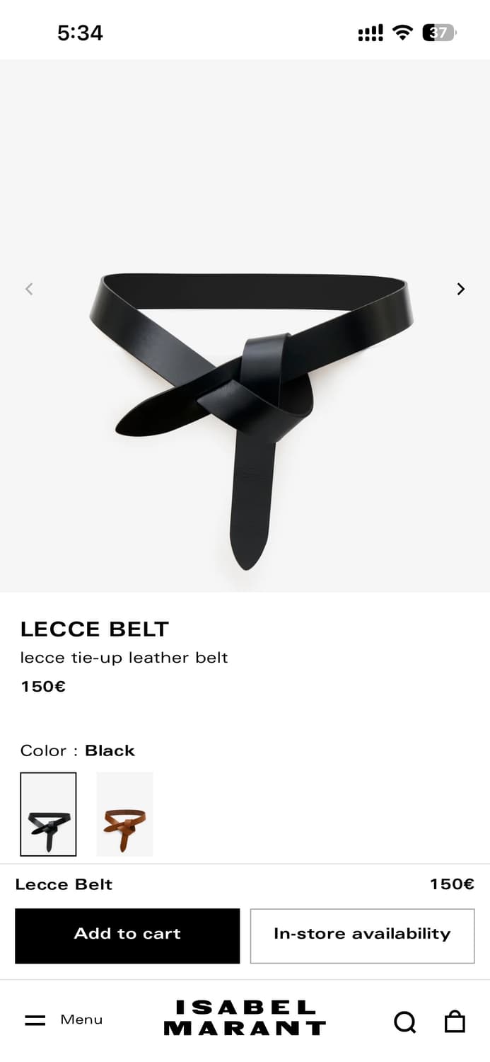 이자벨마랑 레체 벨트 상품이미지4