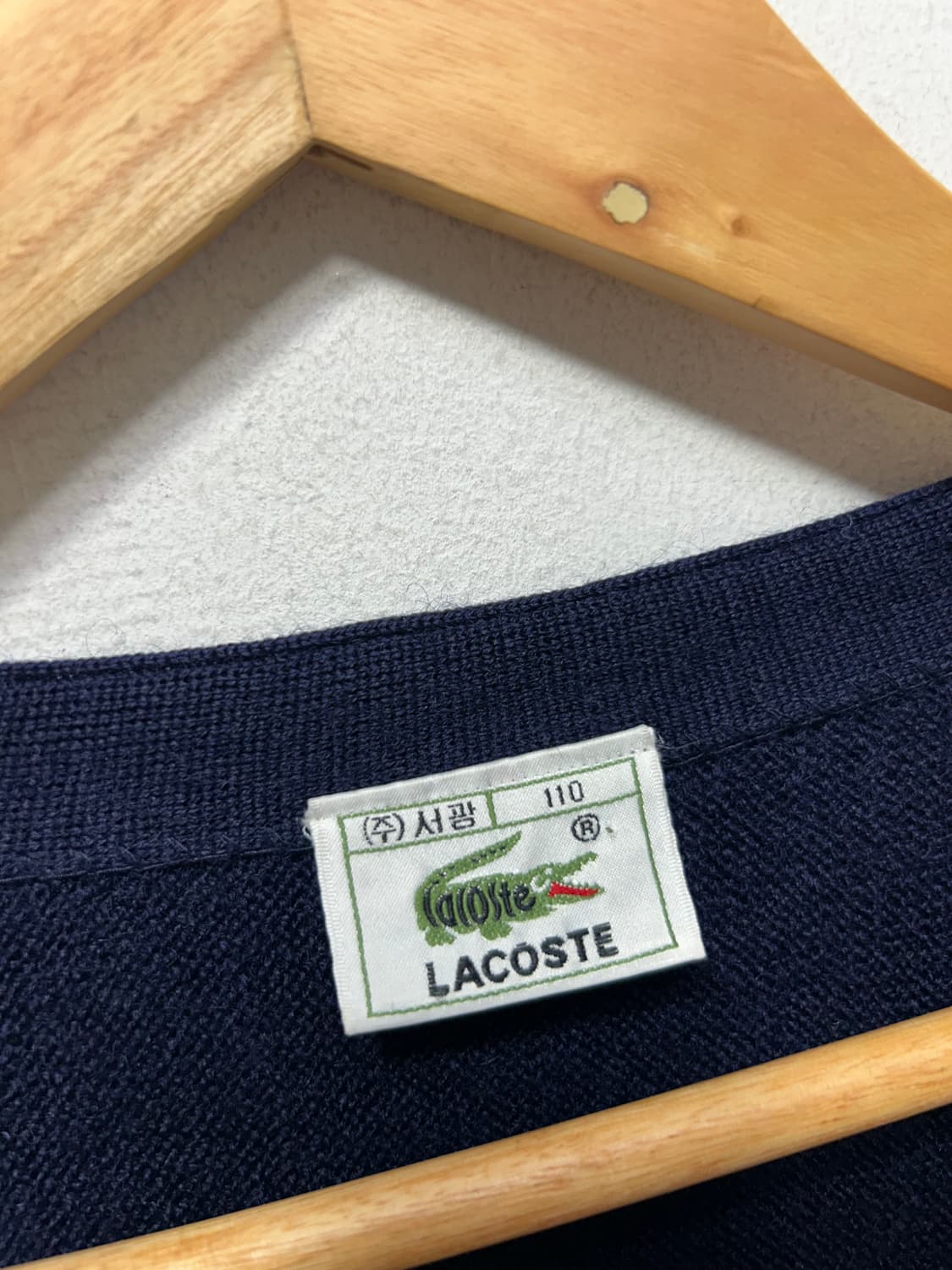 라코스테 남성 가디건 XL 올드스쿨 네이비  상품이미지3