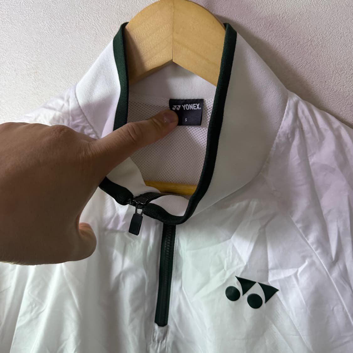 아이앱스튜디오 X 요넥스 콜라보 아노락 바람막이 점퍼 S (100정도) 상품이미지3
