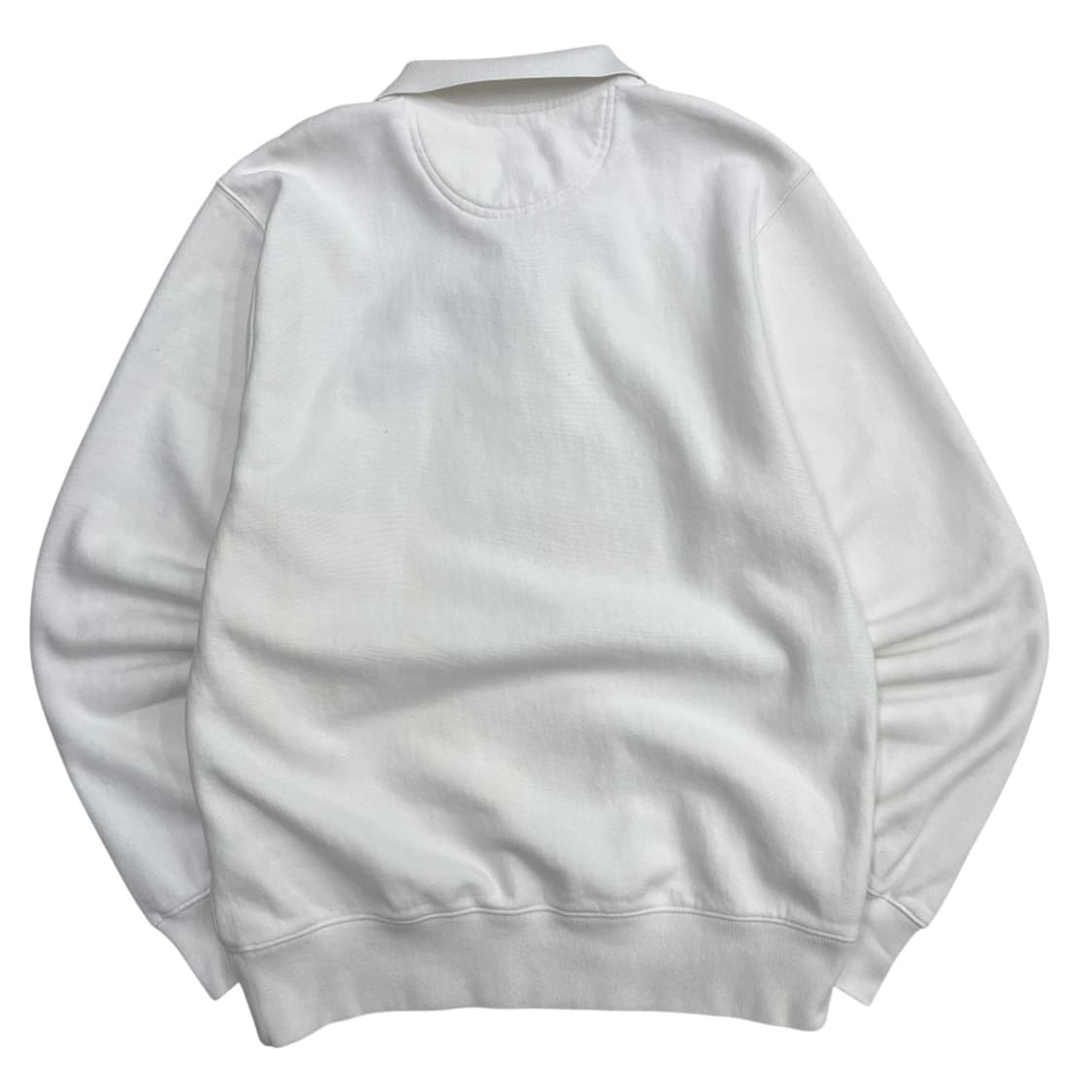 스투시 왕관로고 화이트 카라 맨투맨 L 상품이미지3