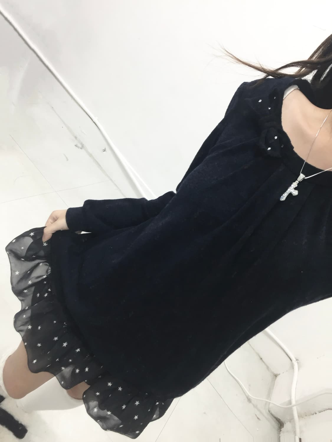 [THEORIA] 세오리아 로걀 리본 큐빅 니트  상품이미지2