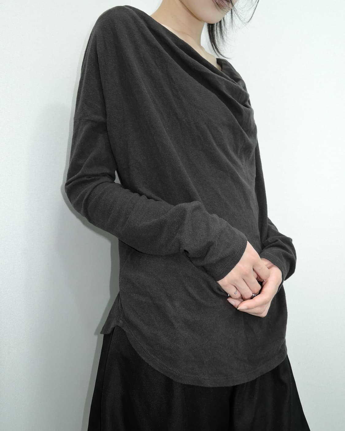 Drape Neck Long Sleeve 상품이미지5