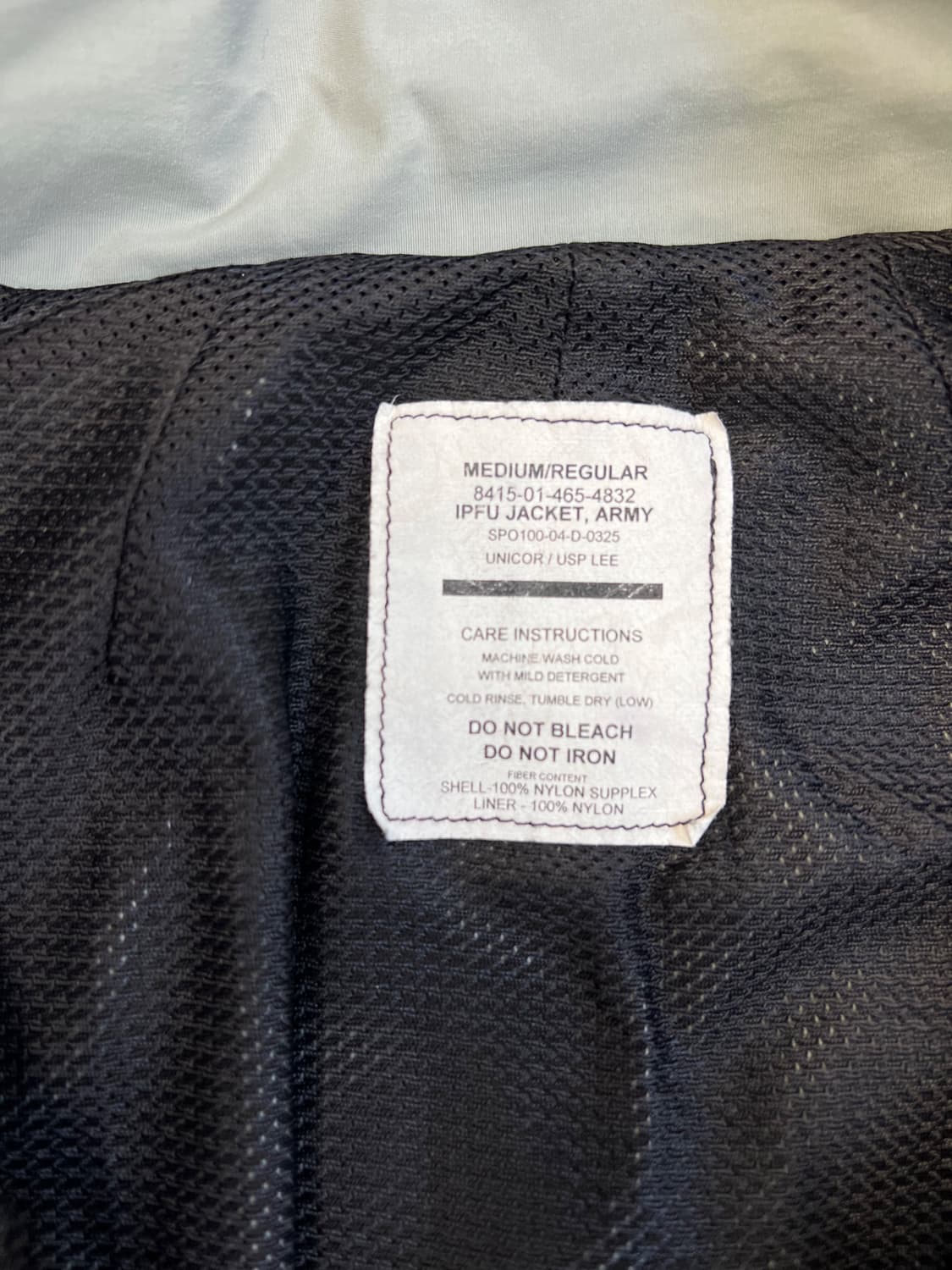 미군 ARMY 트레이닝 바람막이 상품이미지7