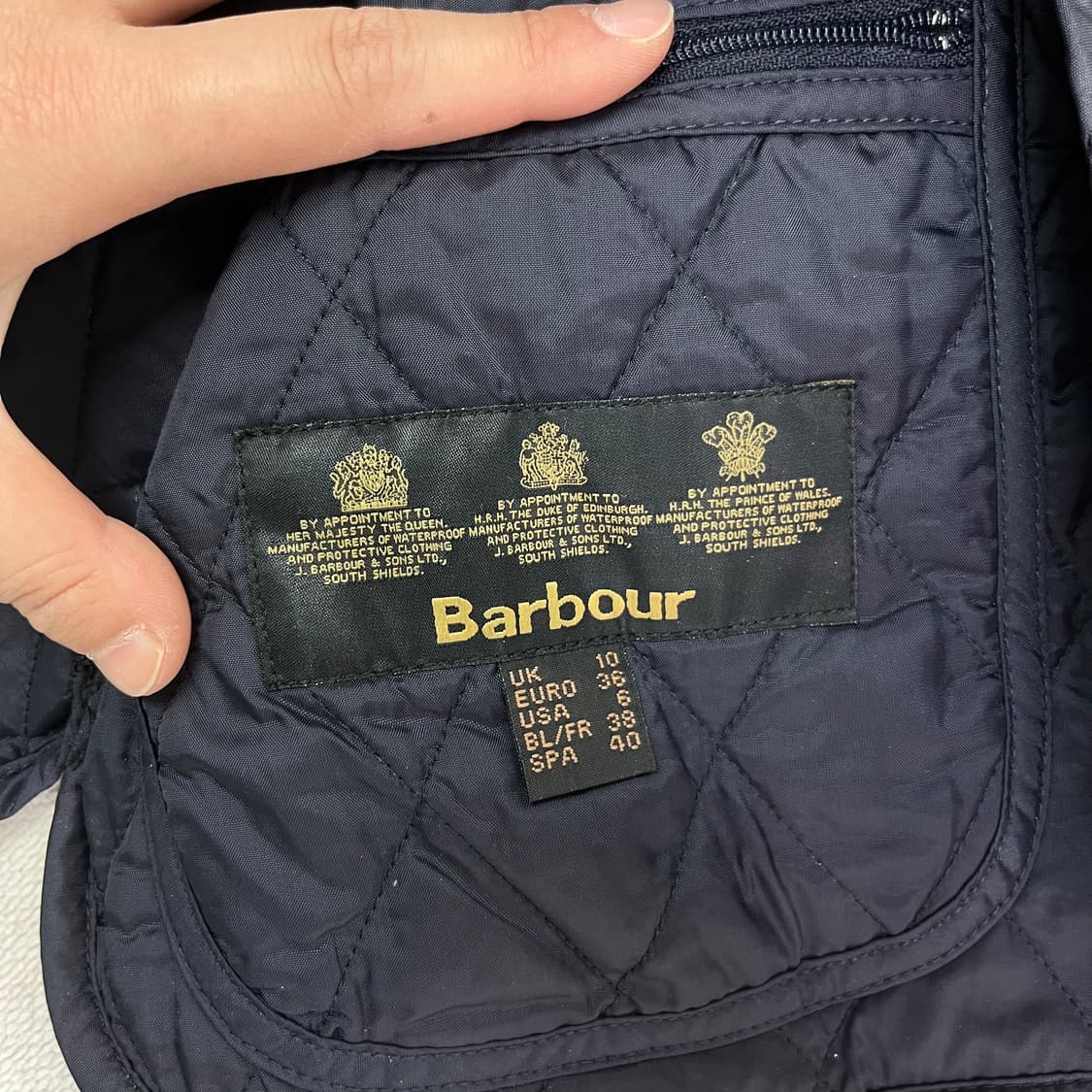 W 95 바버 인터네셔널 퀄팅 자켓 상품이미지6