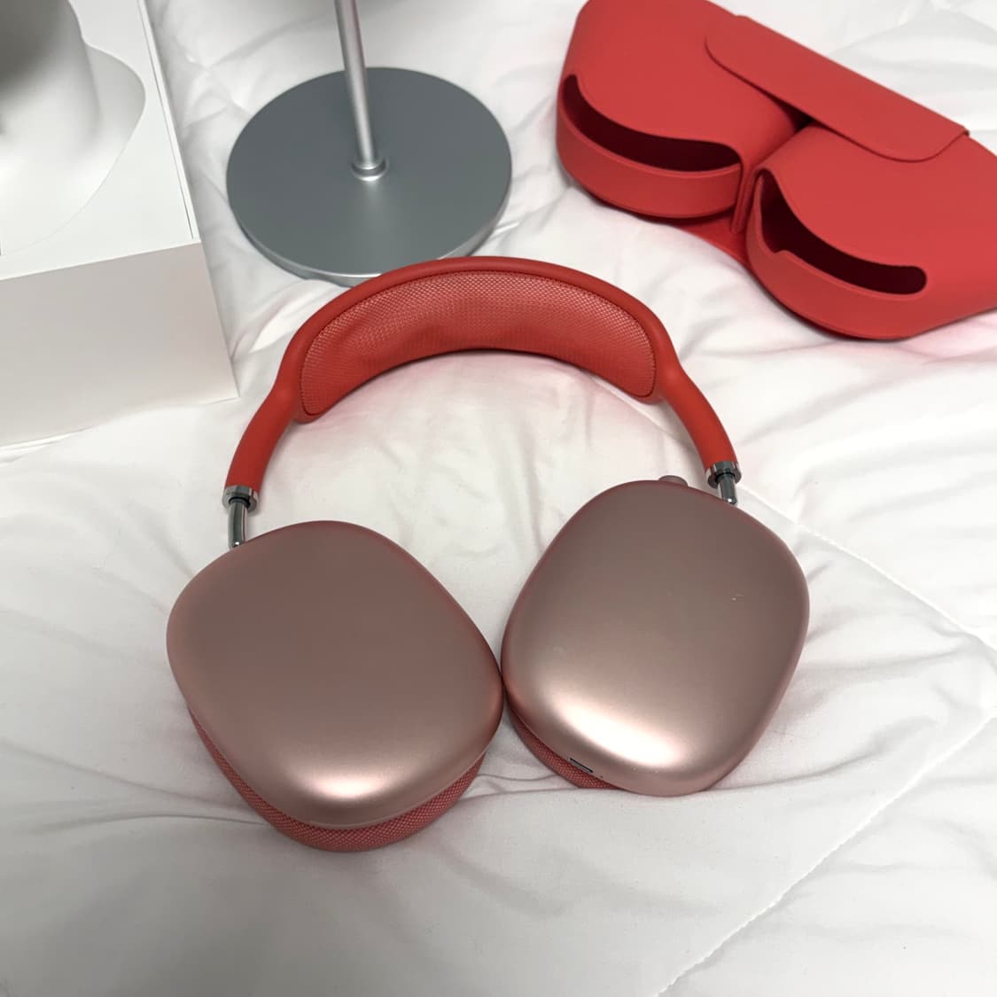 에어팟 맥스 핑크 + 엘라고 스탠드 + 커버 상품이미지3