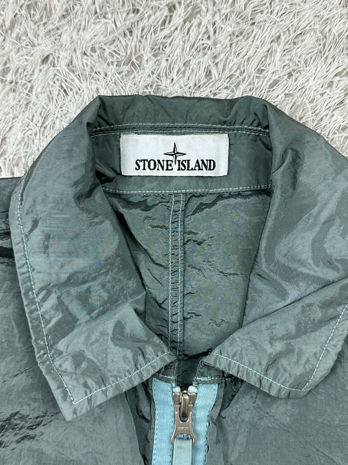 [XL] 백화점판 정품 스톤아일랜드 23SS 나일론 메탈 오버셔츠 상품이미지5