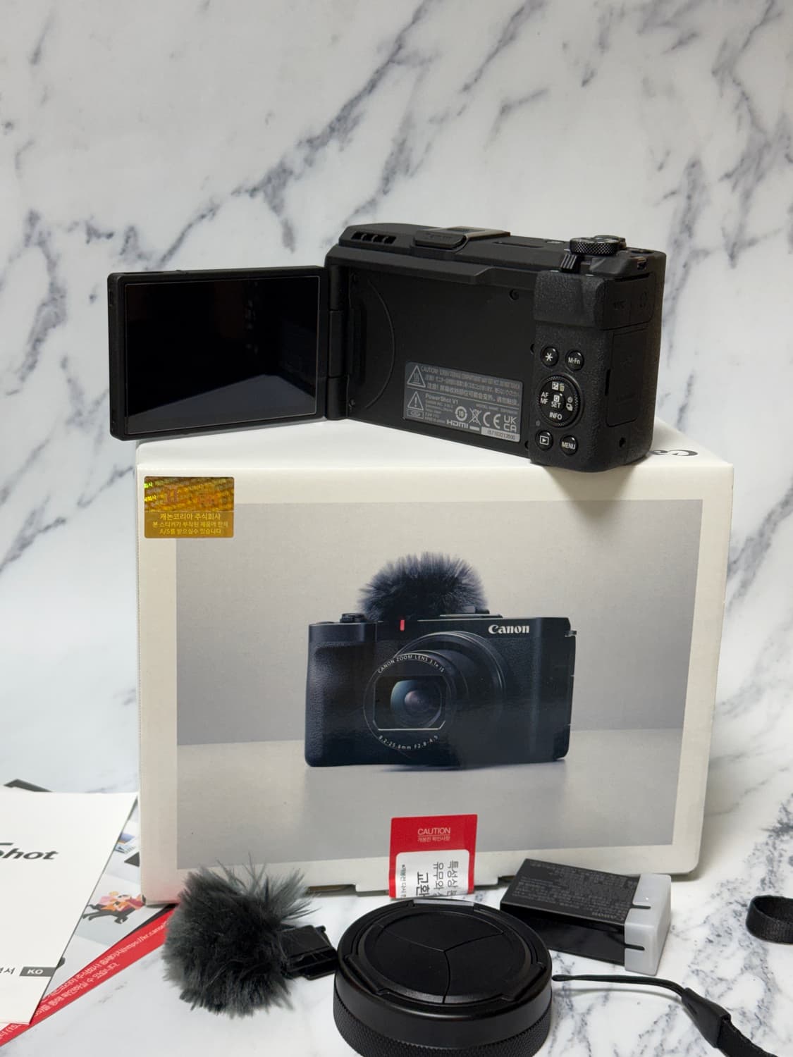 캐논 파워샷 v1 풀박스 판매 합니다. 상품이미지7