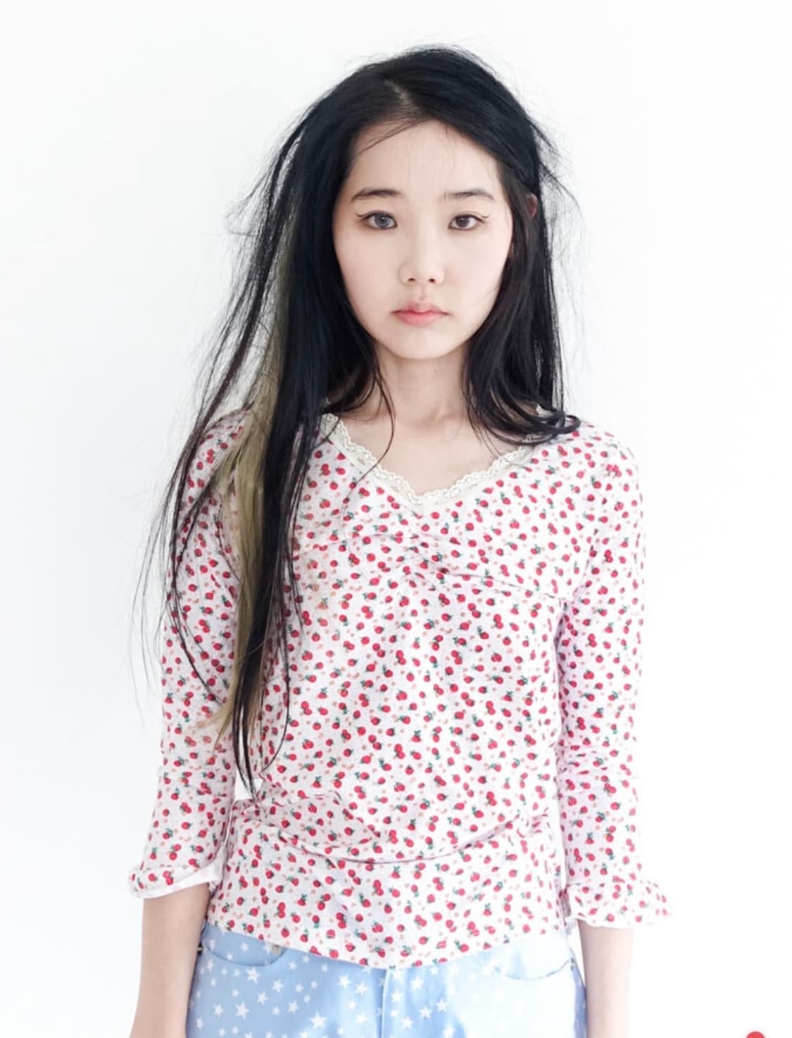 샵페어리 스트로베리 레이스탑 상품이미지1