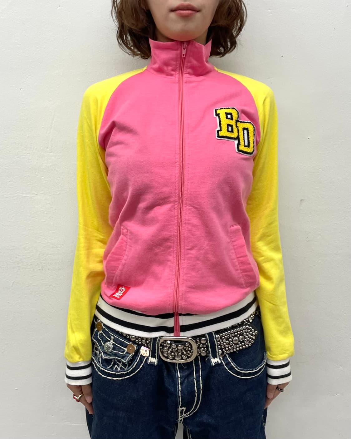 Baby doll retro pink star jacket  상품이미지2