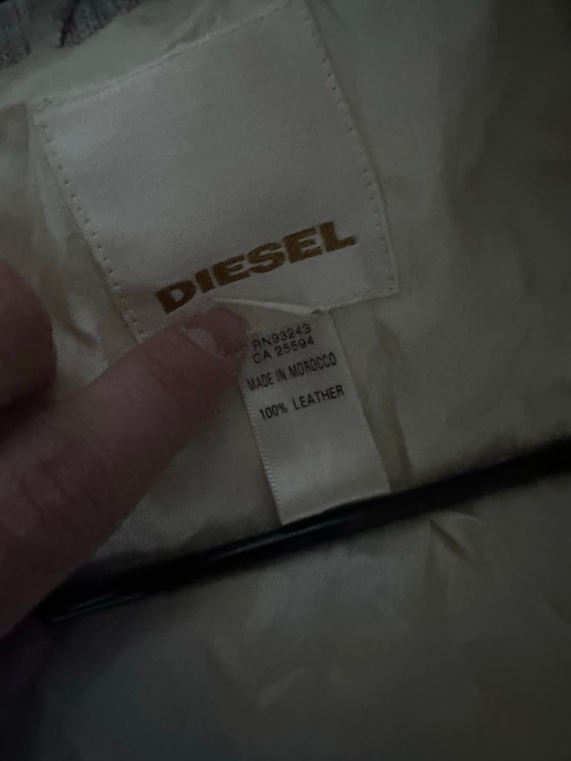 [Archive] DIESEL Calfskin Suede Leather  상품이미지2