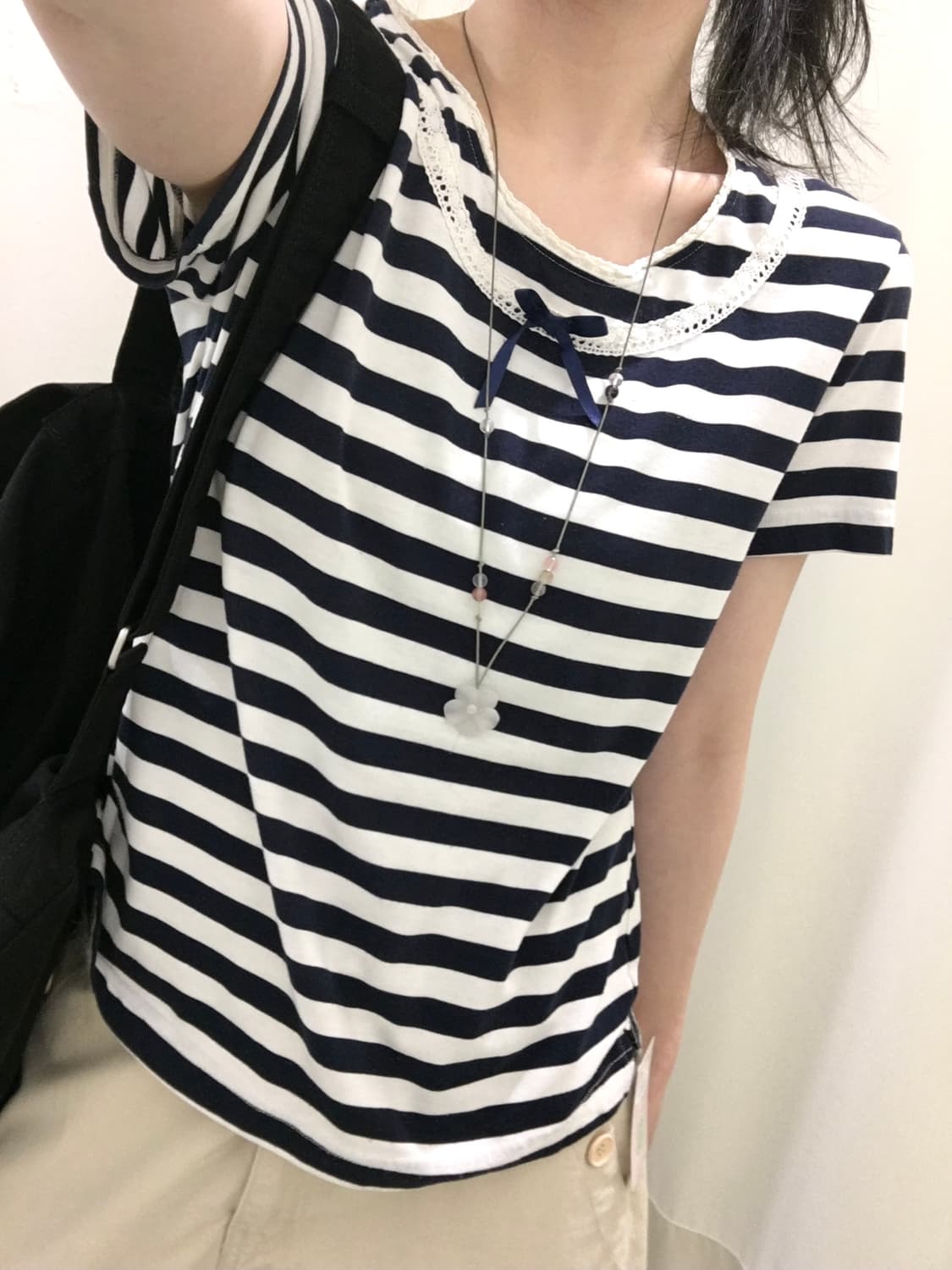 ribbon stripe t-shir 상품이미지5