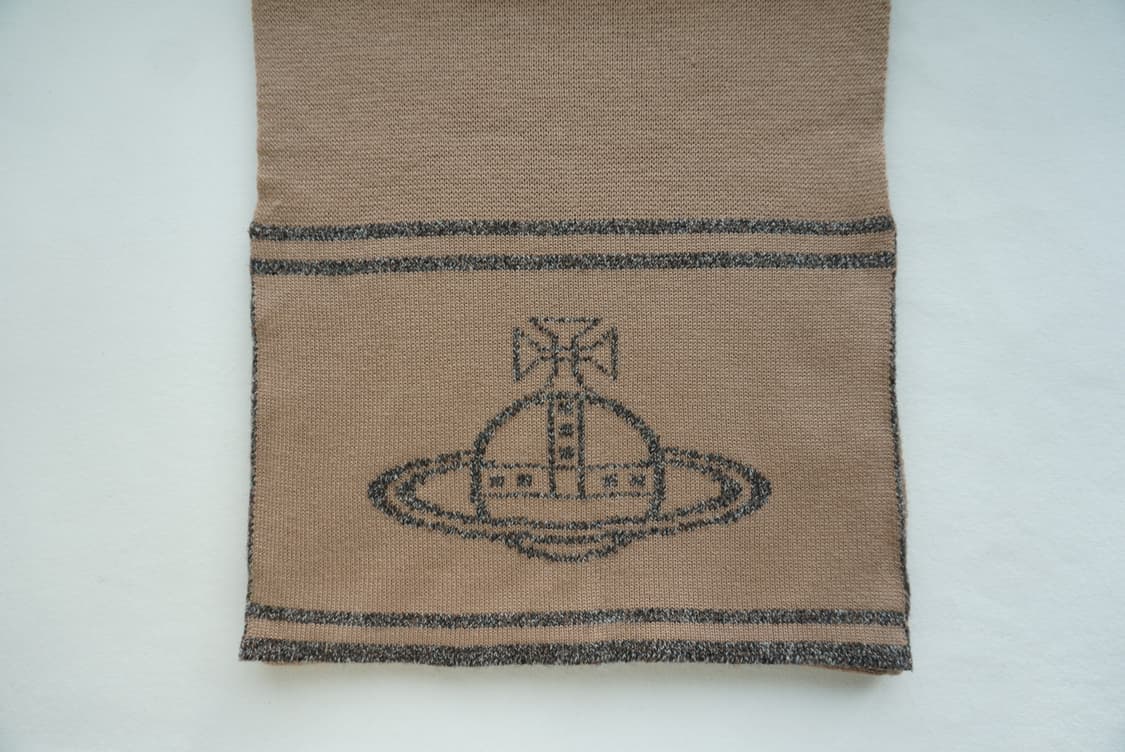 비비안웨스트우드 양면 로고 머플러 상품이미지5