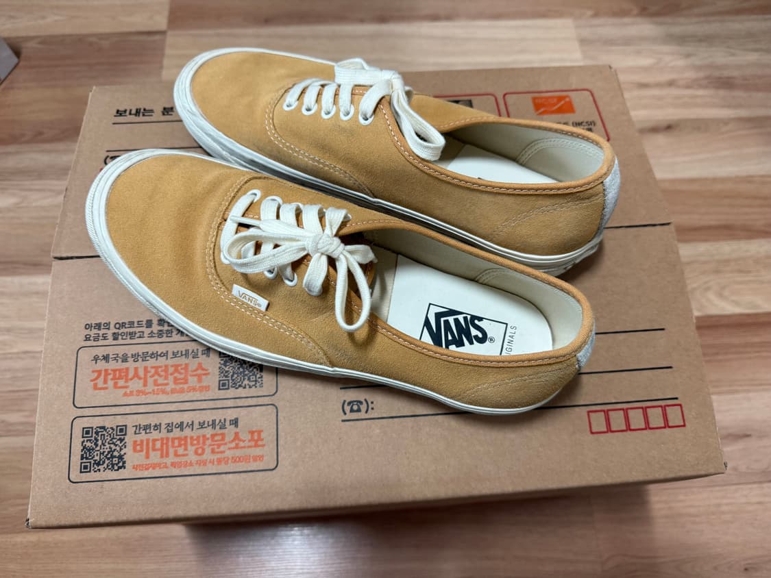 반스 어센틱 LX 스웨이드 옐로우 280 상품이미지1