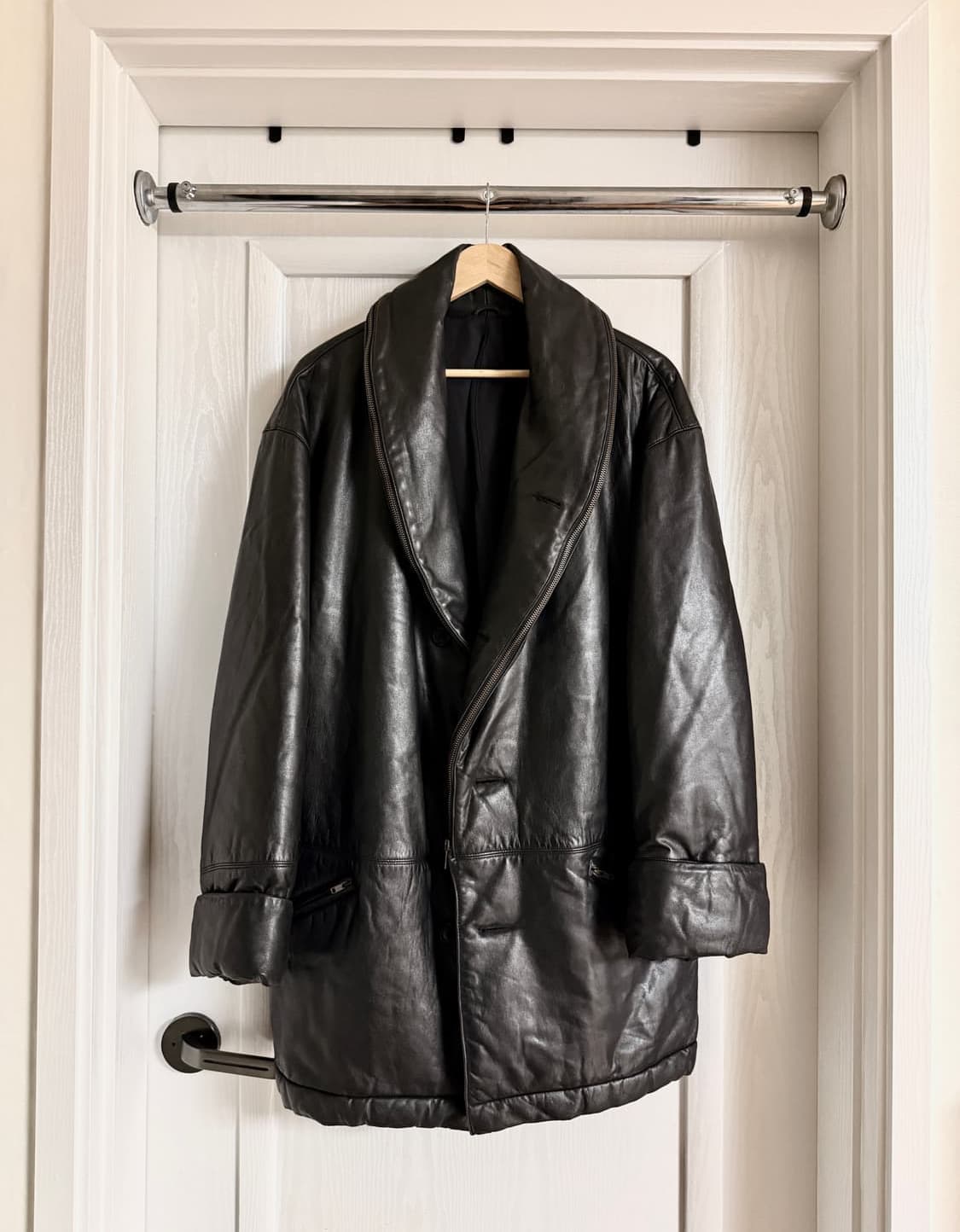 91AW Convertible Leather jacket 상품이미지1