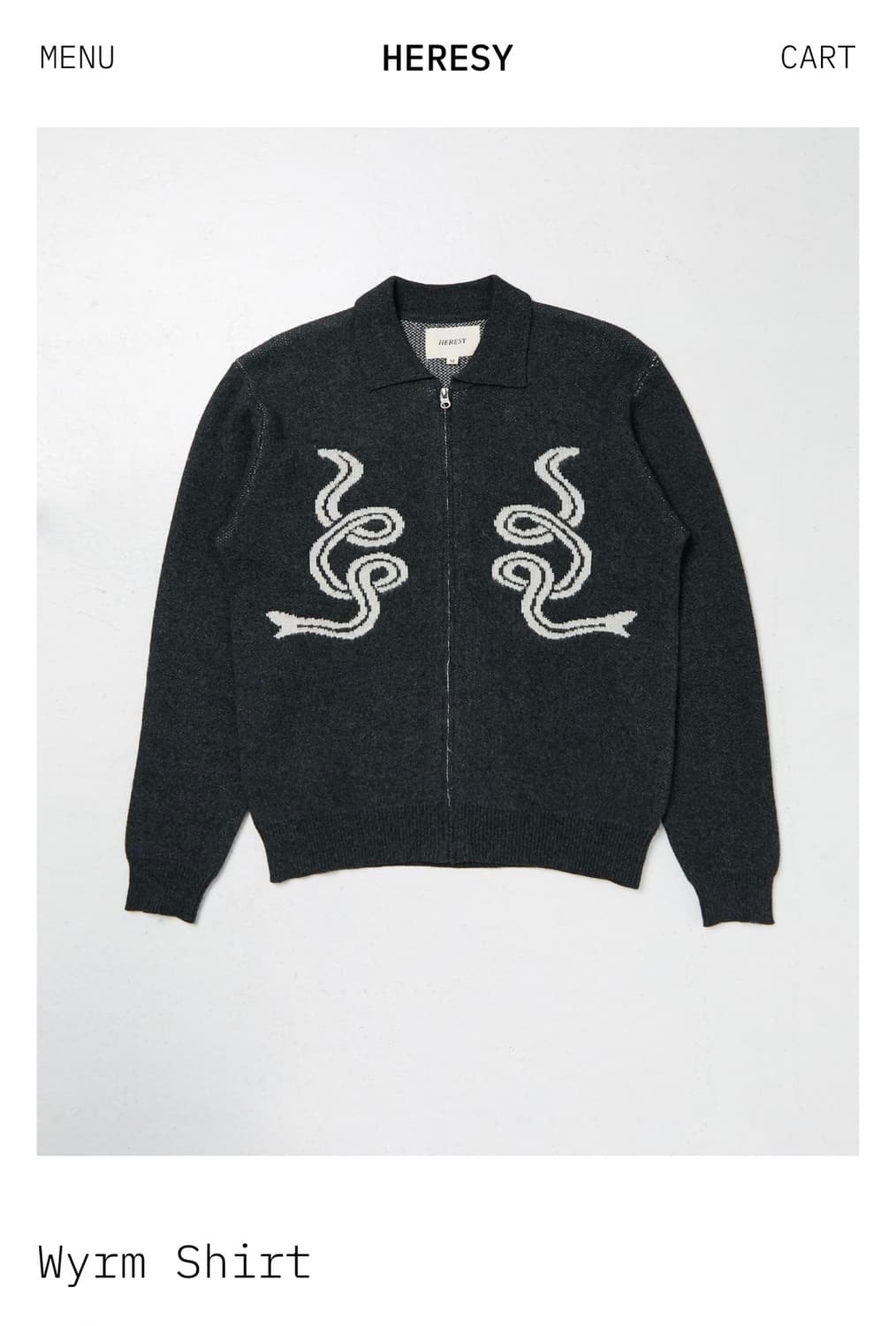 heresy wyrm shirt S사이즈 상품이미지1