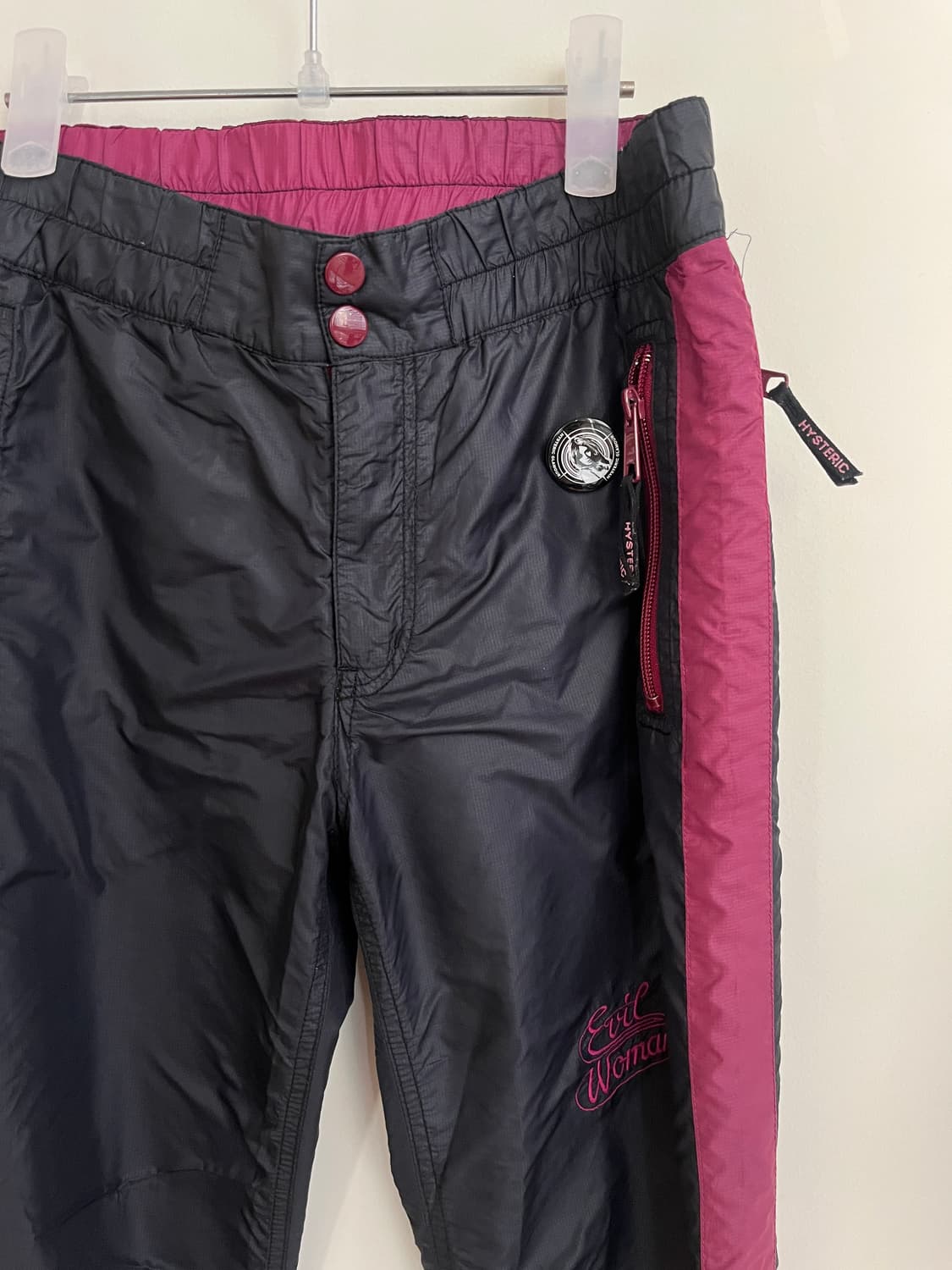 히스테릭 글래머 아카이브 나일론 트랙 팬츠 스트링 조거 팬츠 스포츠 상품이미지1